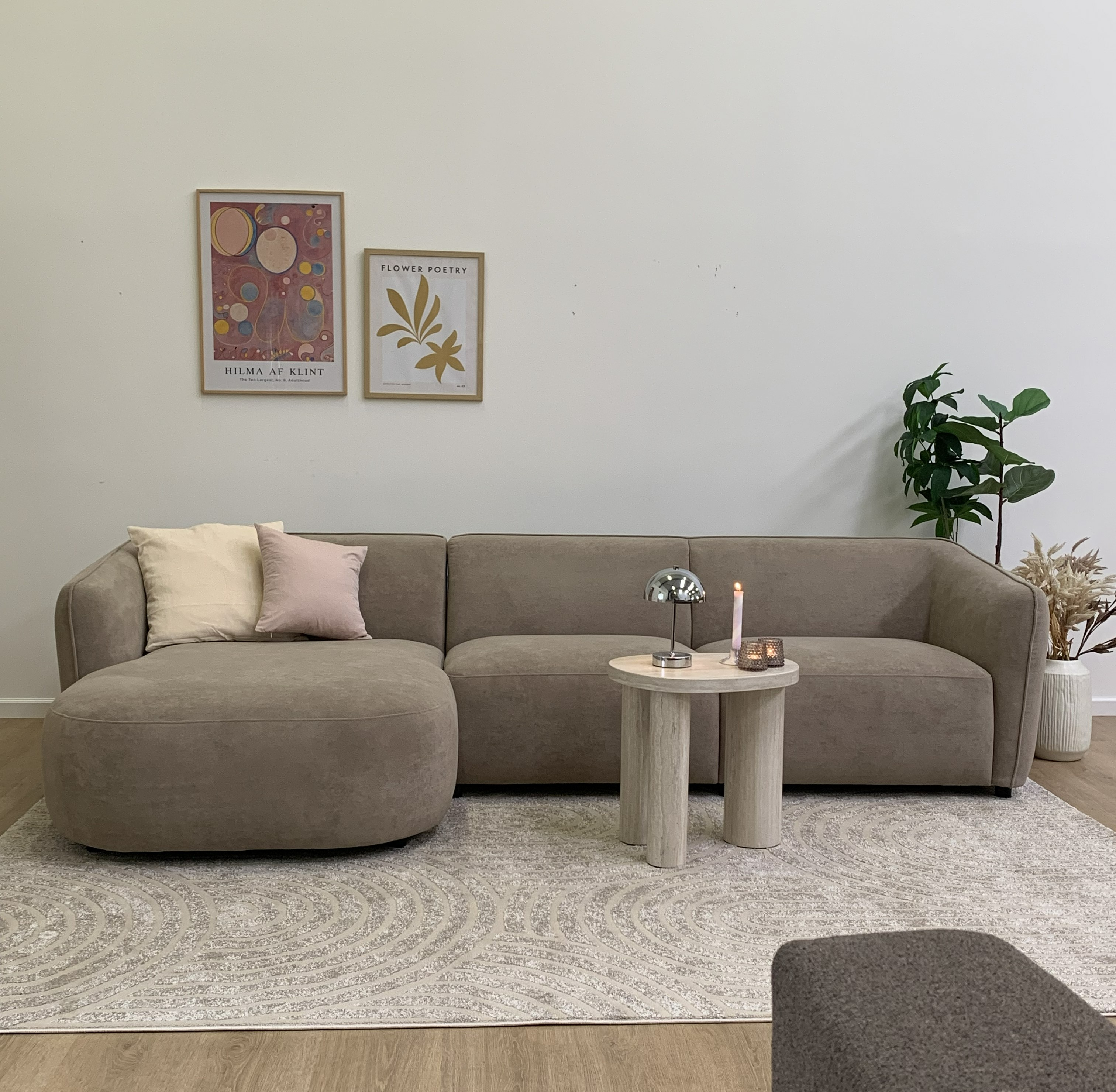 Bari | 2,5 personers chaiselongsofa | Black November Edition