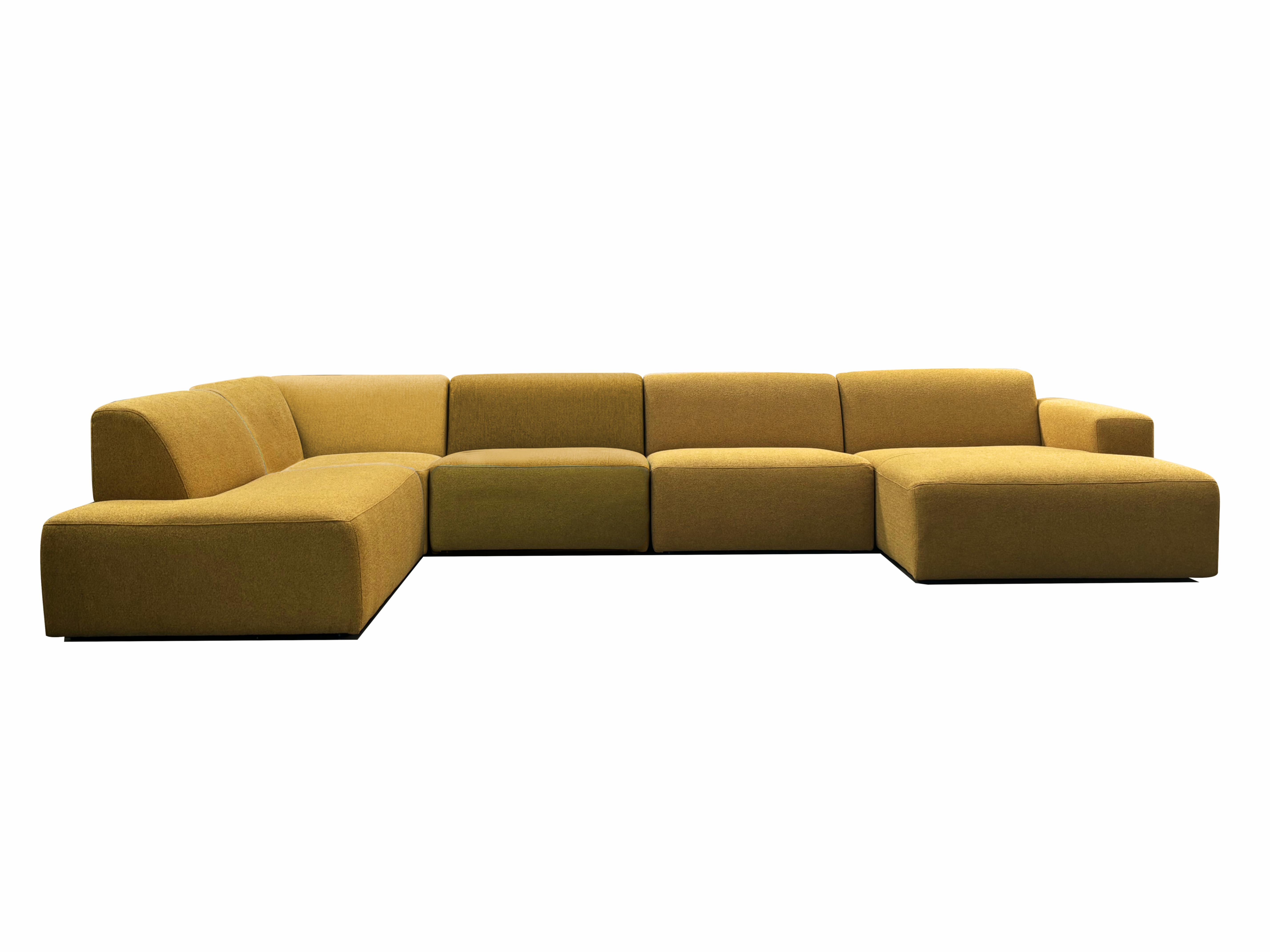 Boston | Hjørnesofa med chaiselong og open end| Smalle midt moduler | Udstillingsmodel