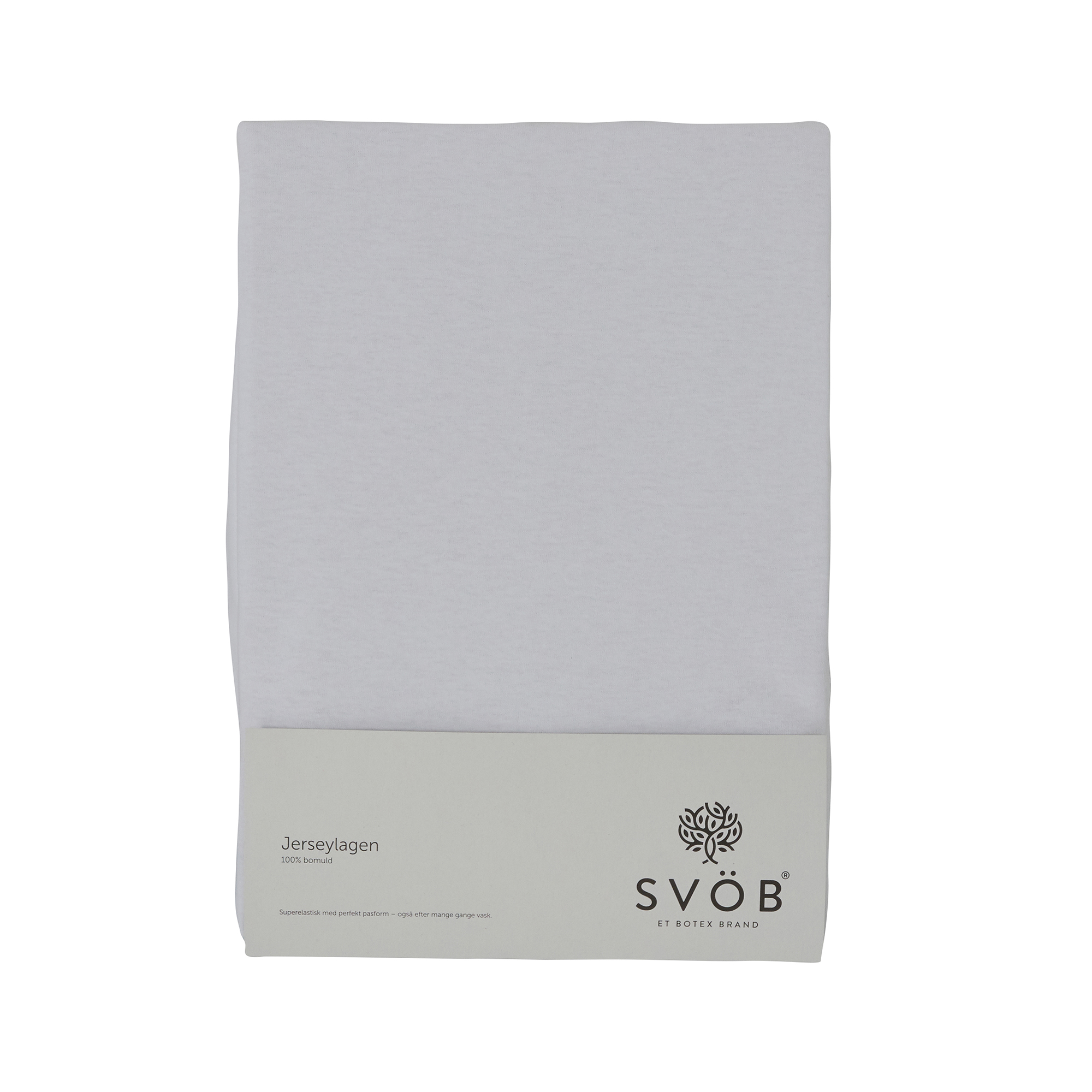 SVÖB Jerseylagen 160x200x35 cm, Hvid