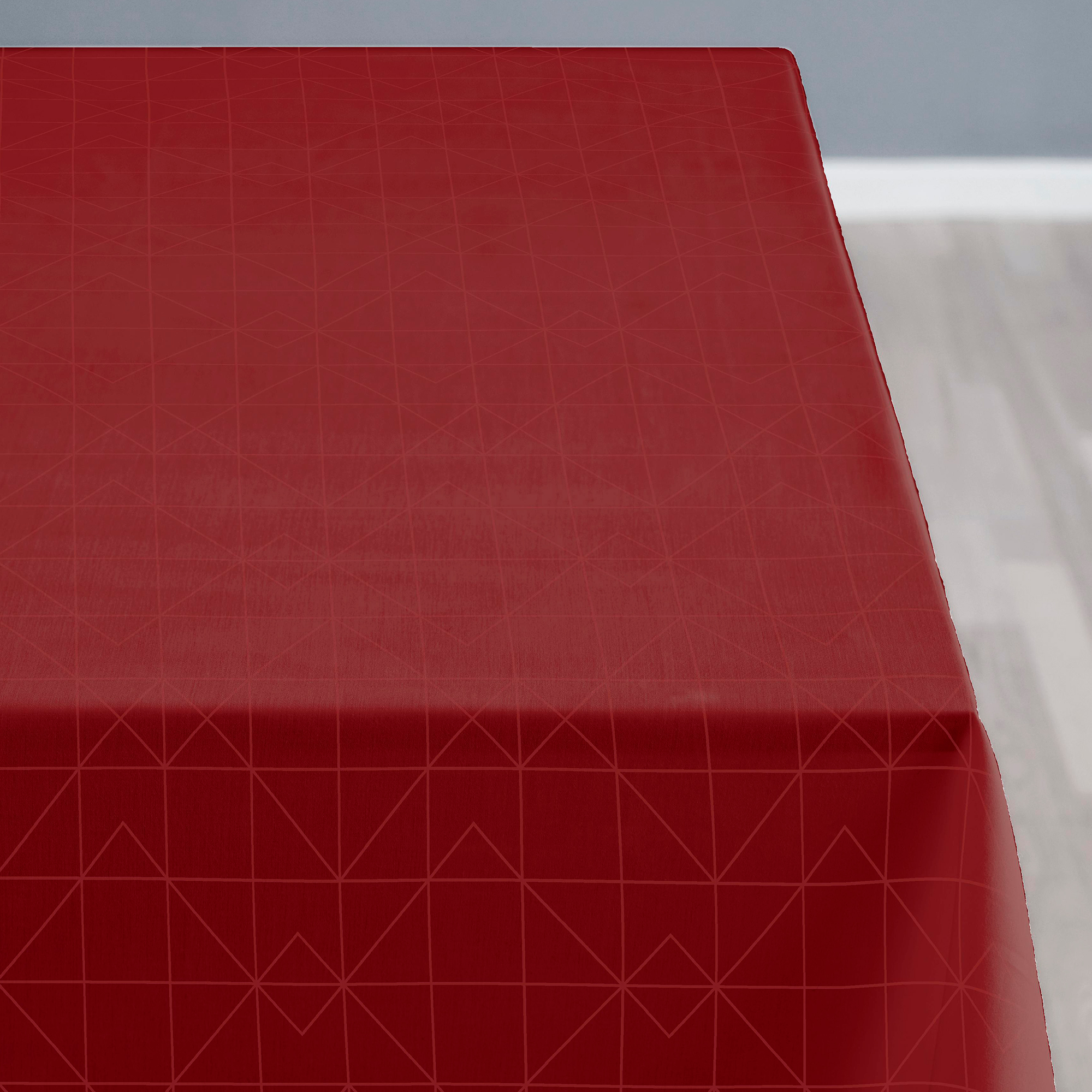 Södahl Damaskdug Refined 140x270 cm, Red