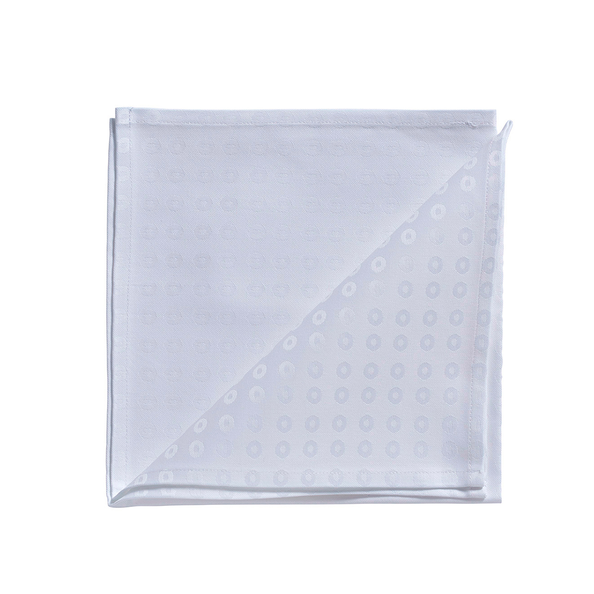 Maaho Stofservietter Dot 50x50 cm, Hvid, 4 stk