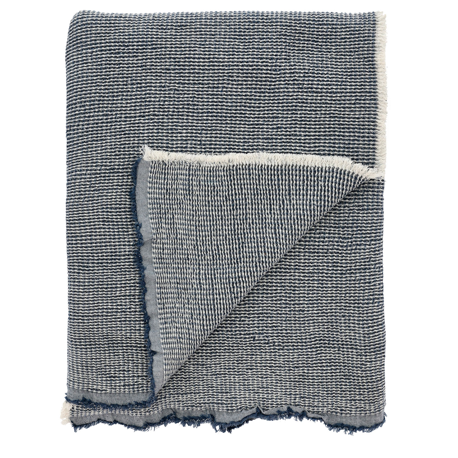 Södahl Plaid Waffle 130x170 cm, Blue