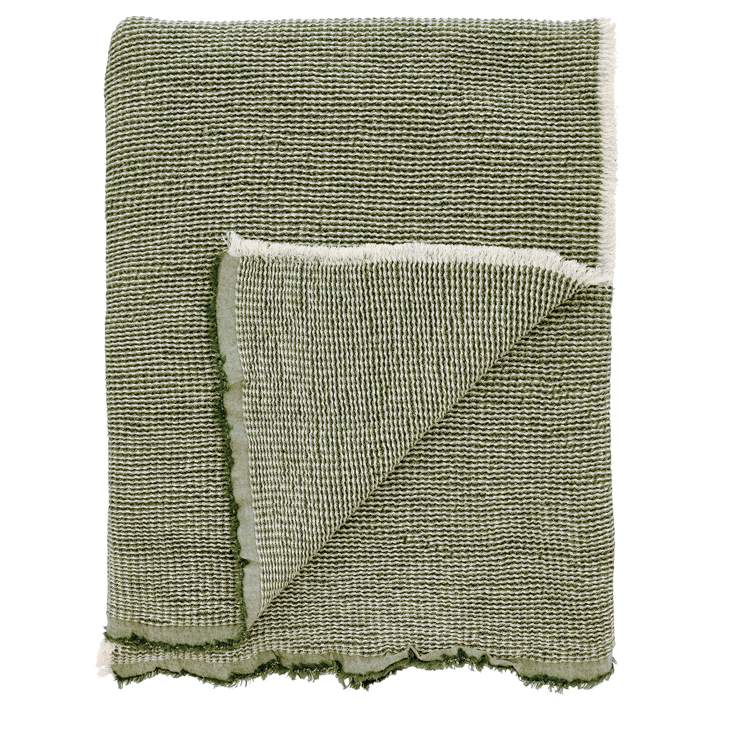 Södahl Plaid Waffle 130x170 cm, Green