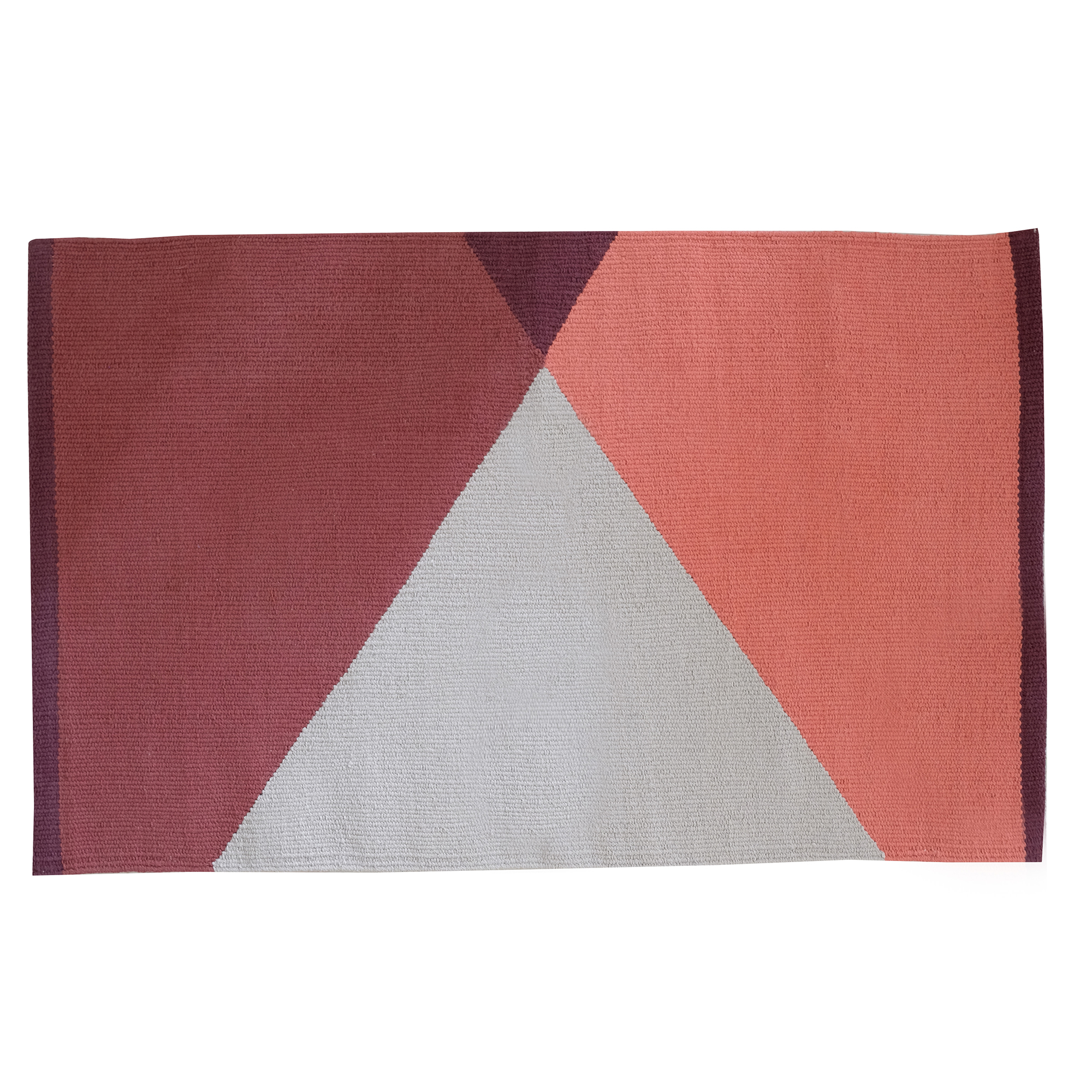 Pagunette Tæppe Benin m/antiskrid 50x80 cm, Rød