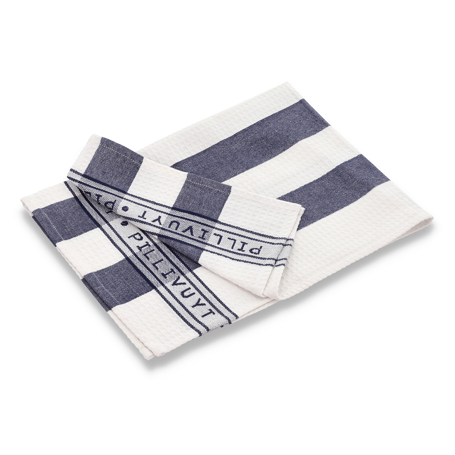Viskestykke Pillivuyt 60x90 cm, Hvid/Blå