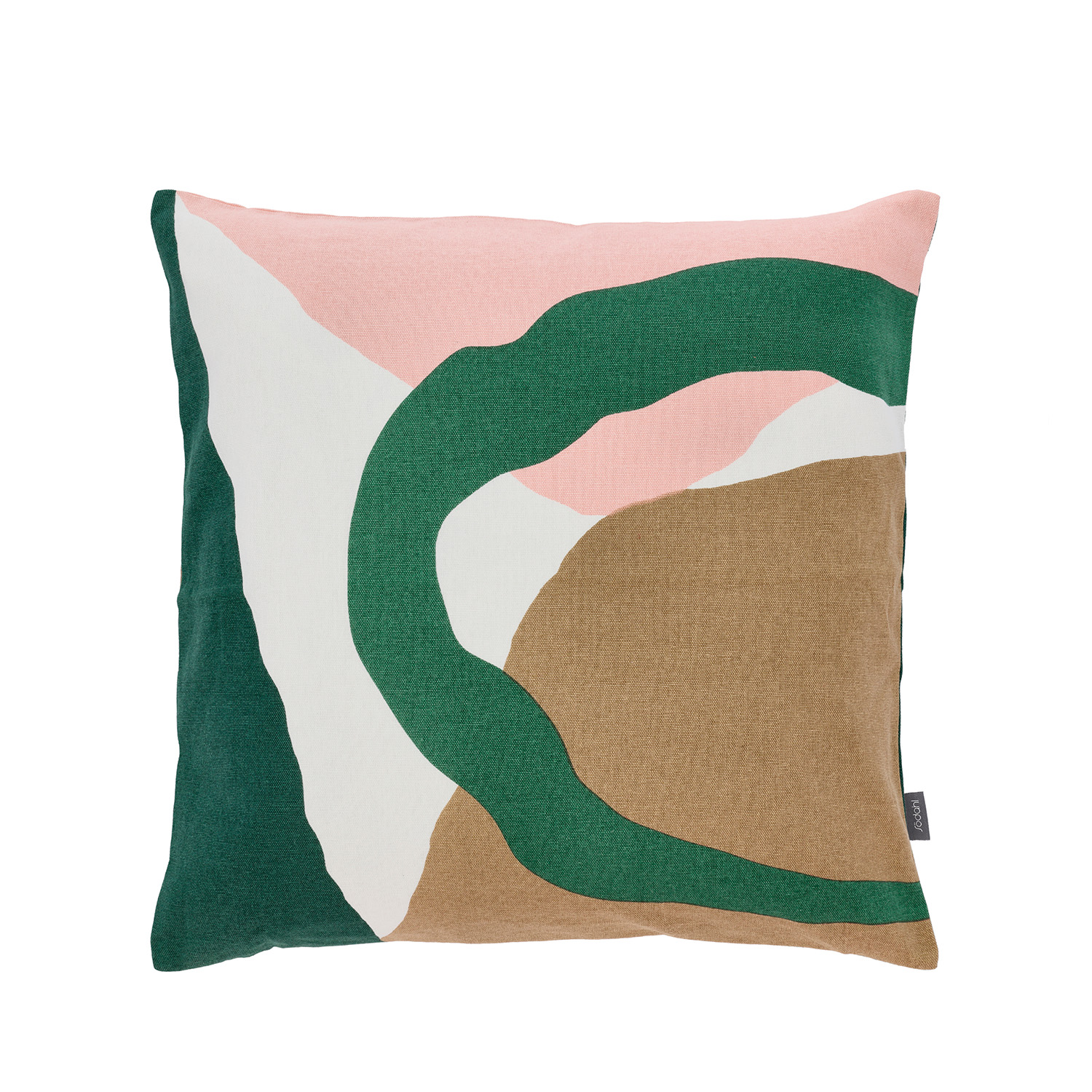 Södahl Sofapude Collage 45x45 cm, Green