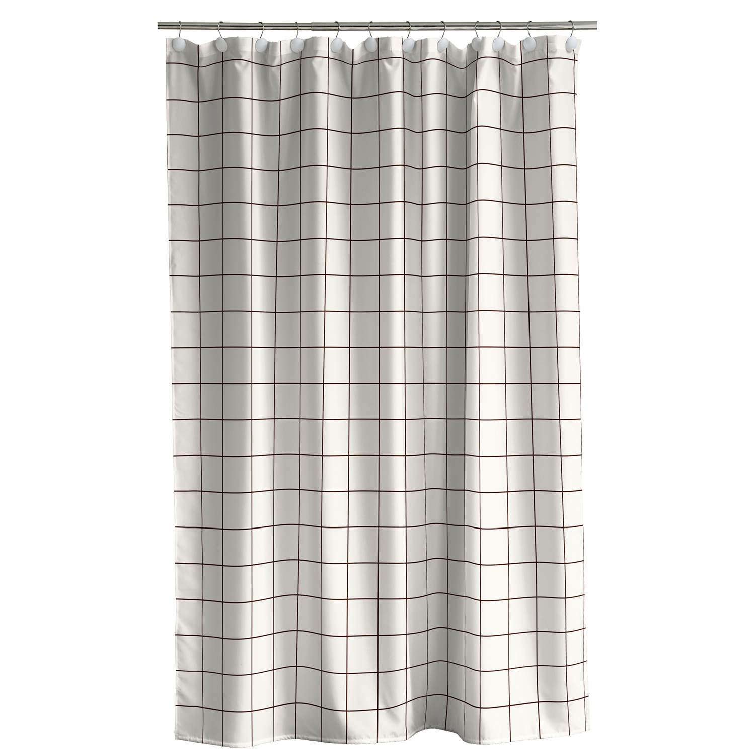 Södahl Bruseforhæng Vista 180x200 cm, Off White