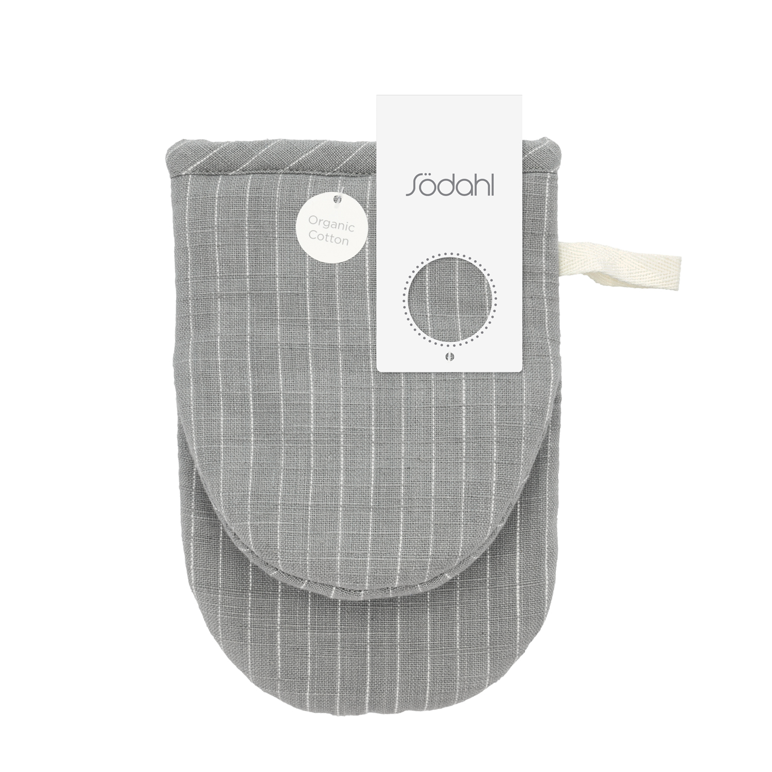 Södahl Ovnhandske Line 21x14 cm, Stone Grey