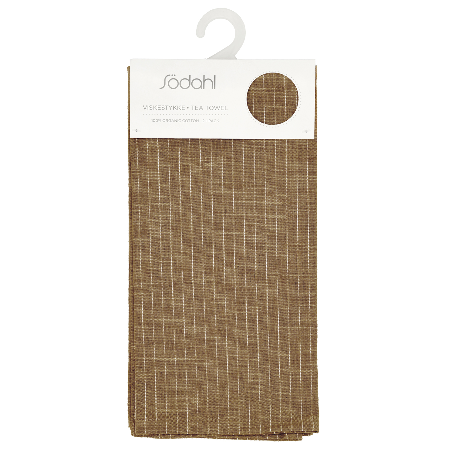 Södahl Viskestykker Line 50x70 cm, Warm Taupe,