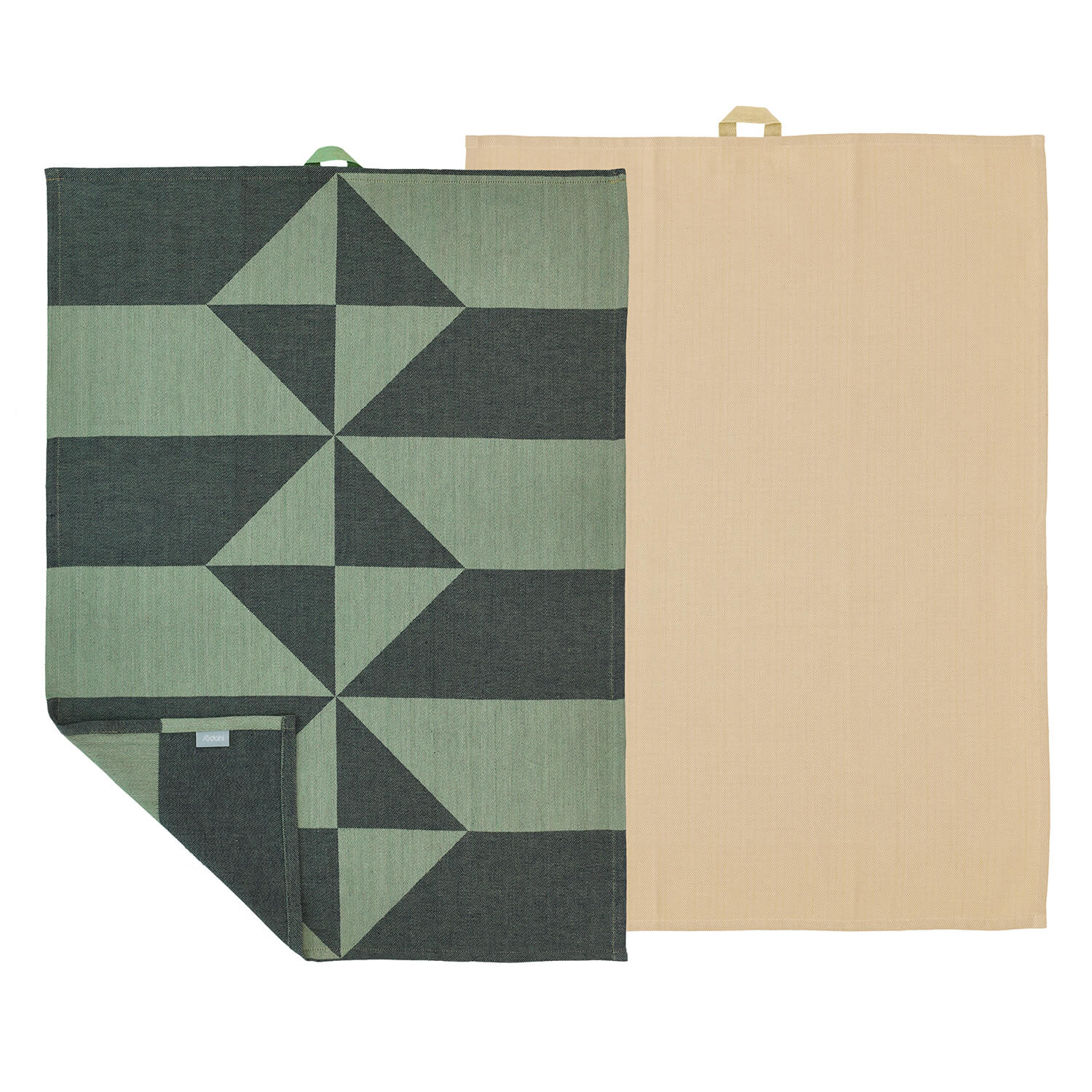 Södahl Viskestykker Twist 50x70 cm, Hedge Green