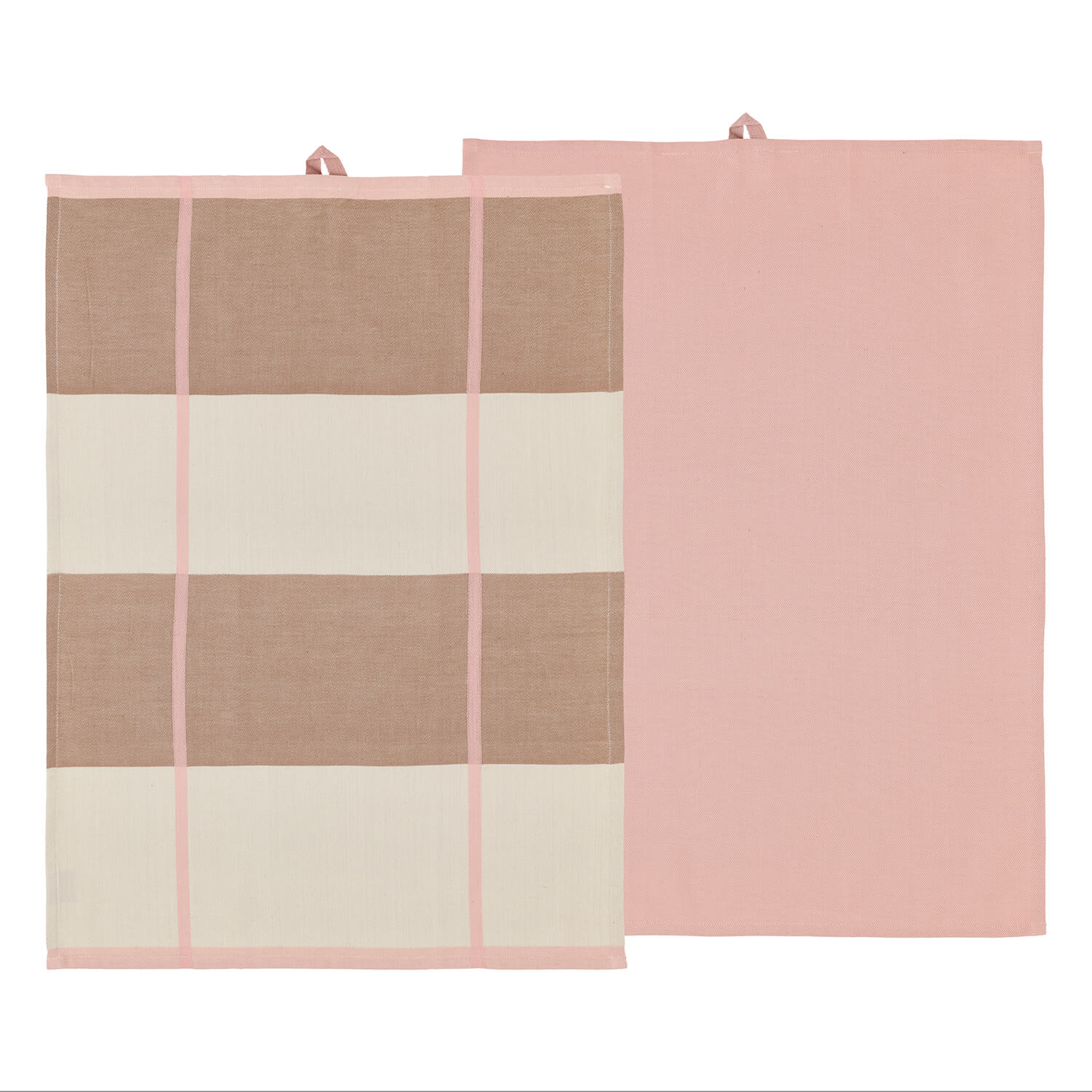 Södahl Viskestykker Blocks 50x70 cm, Rose, 2-pa