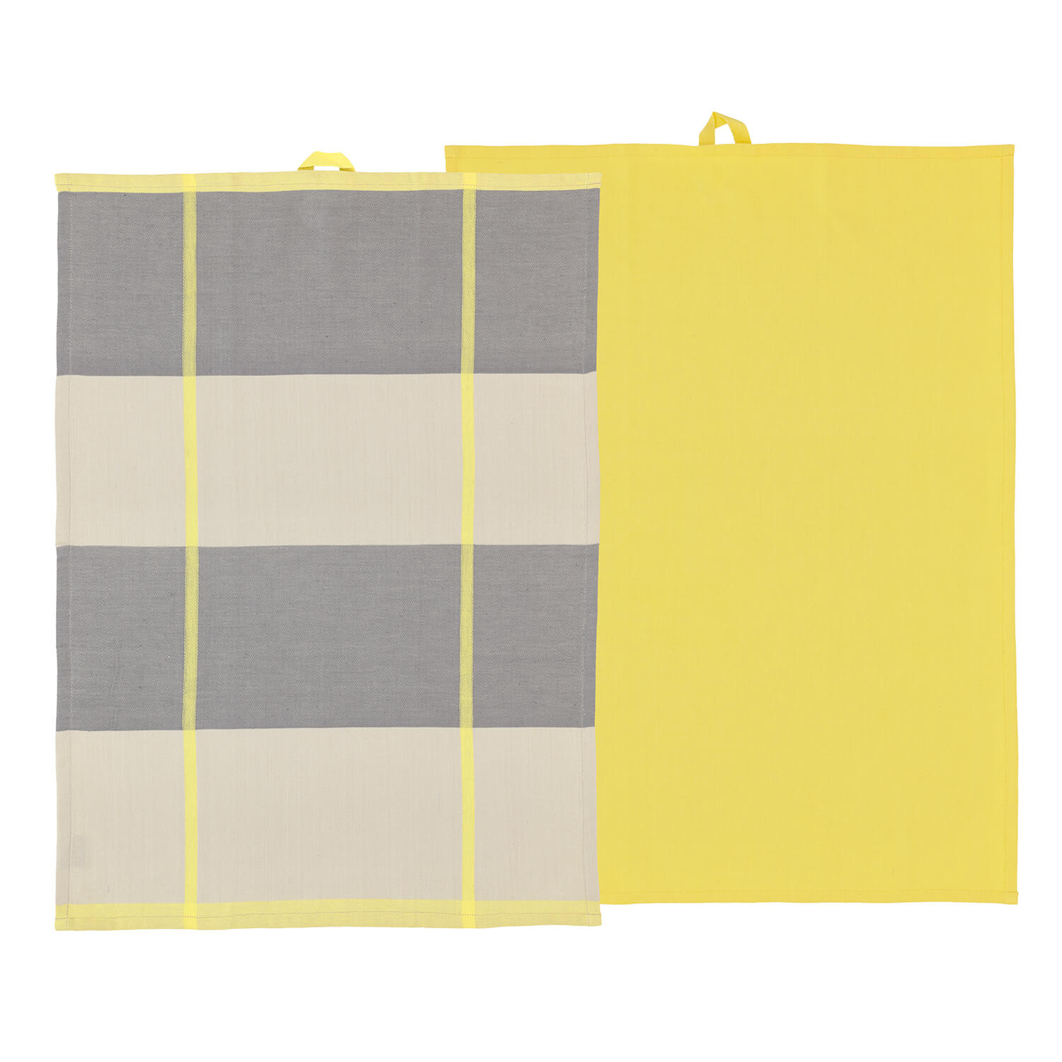 Södahl Viskestykker Blocks 50x70 cm, Yellow, 2-