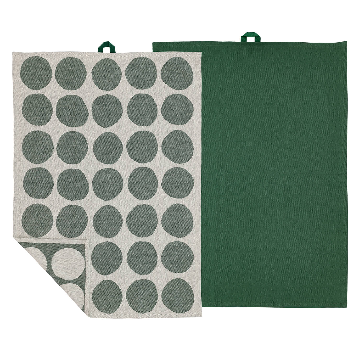 Södahl Viskestykker Bubbles 50x70cm, Pine Green