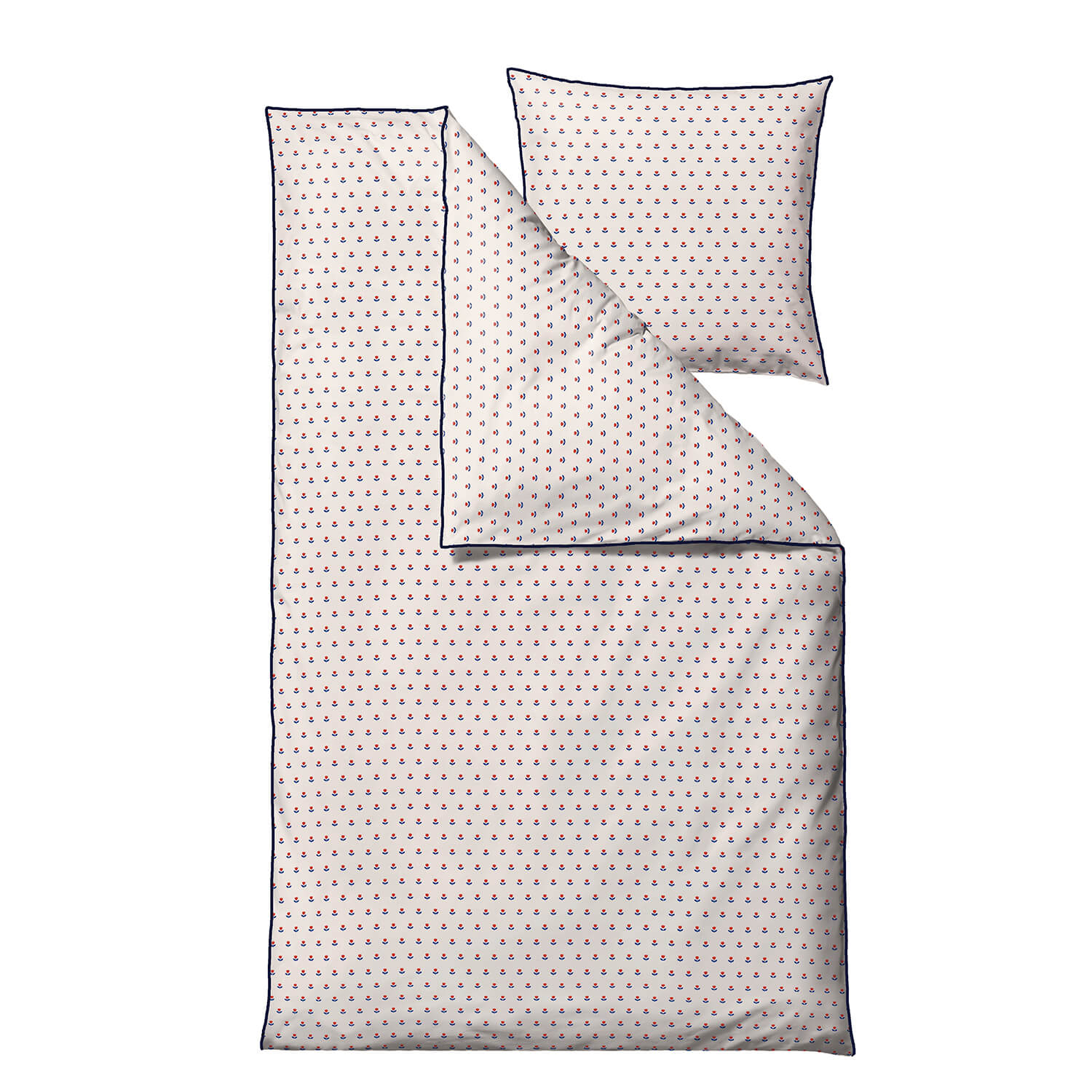 Södahl Sengesæt Tulip 140x200 cm, Royal Blue