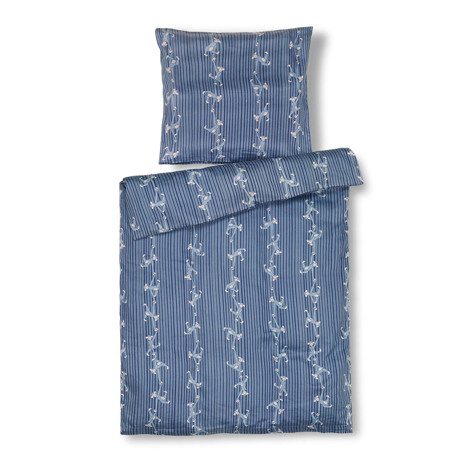 Kay Bojesen Børnesengesæt Abe 100x140 cm, Blå