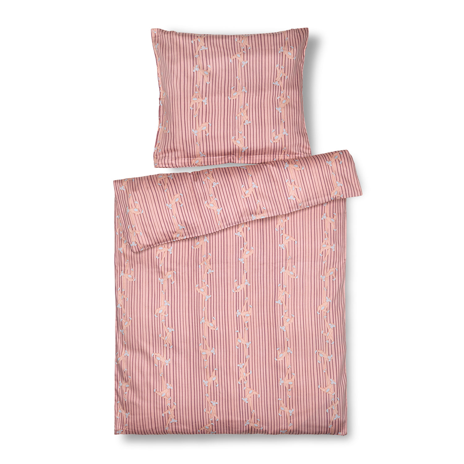 Kay Bojesen Børnesengesæt Abe 70x100 cm, Rosa