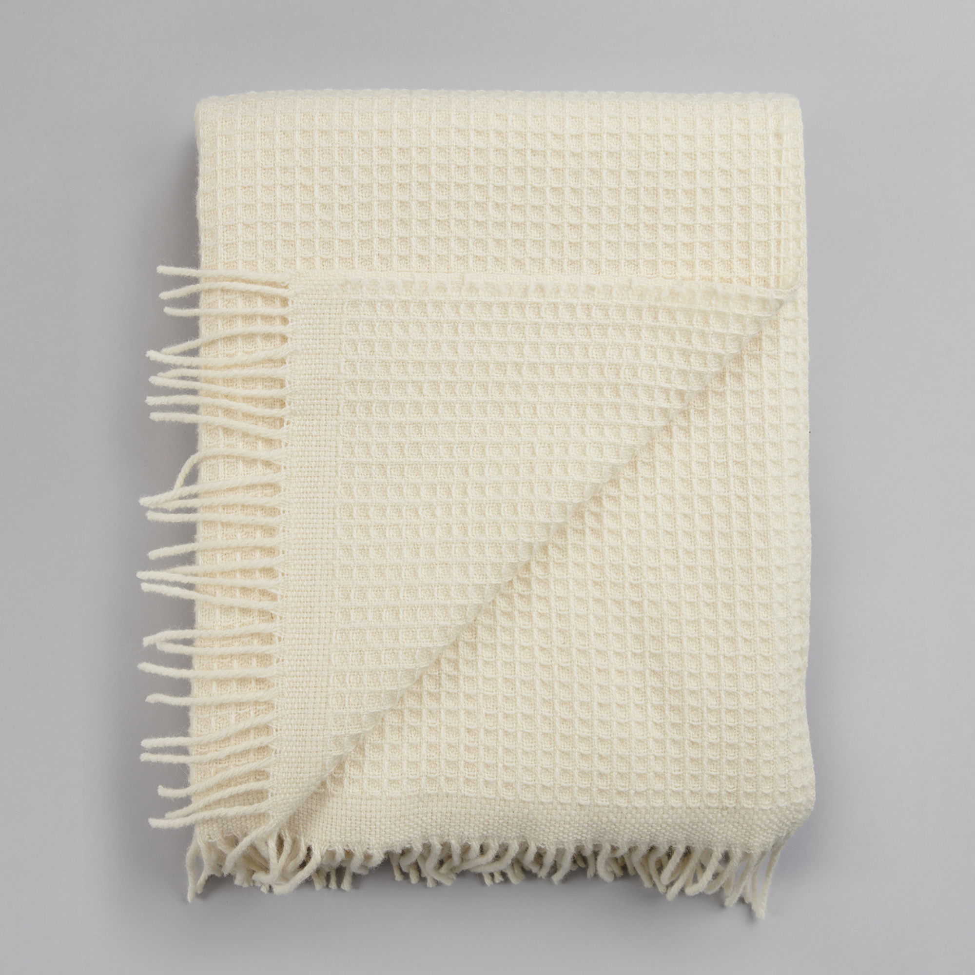 Røros Tweed Uldplaid Vega 150x210 cm, Natural