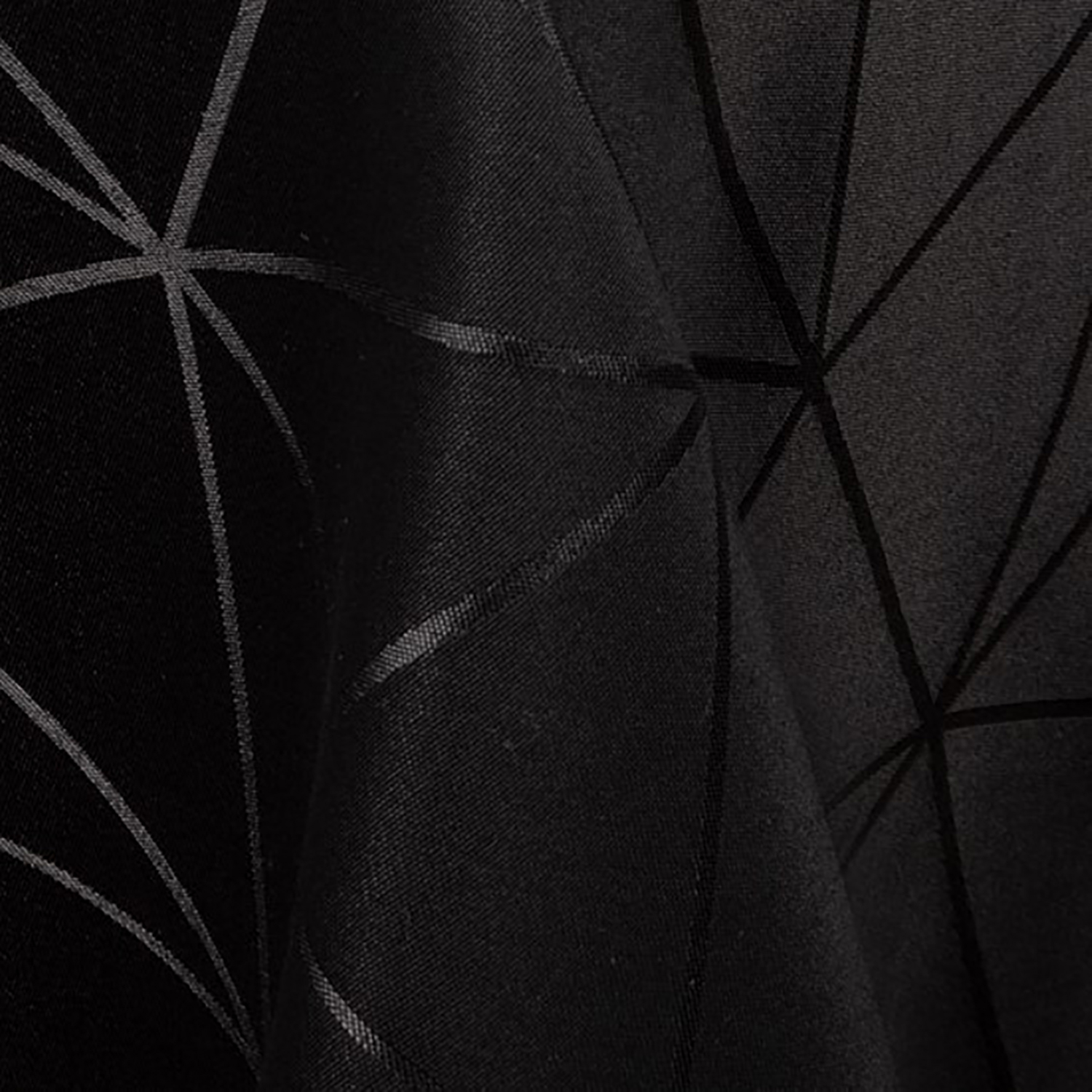 Engholm Stofserviet Tilde 45x45 cm, Sort