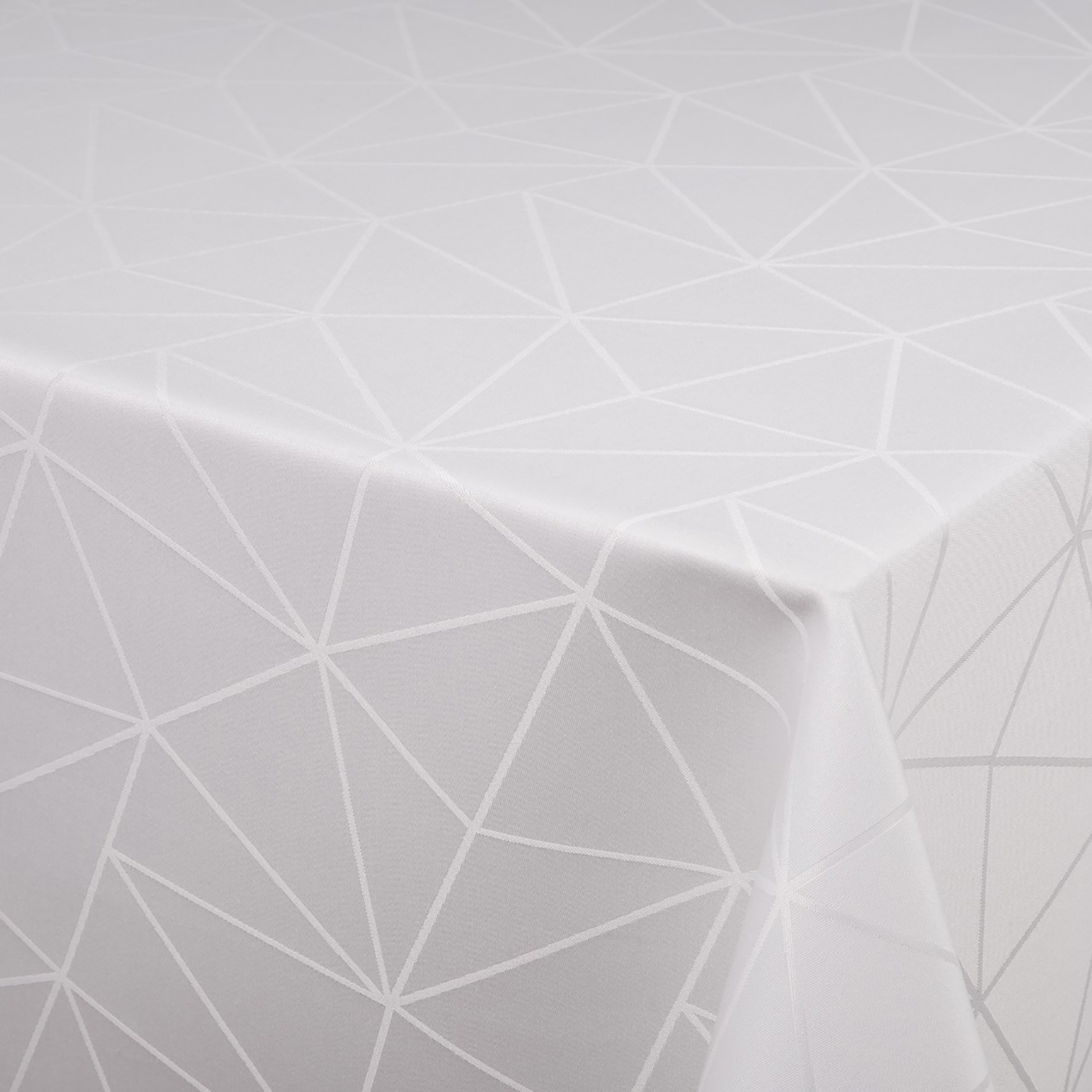 Engholm Damaskdug Tilde Ø250 cm, Hvid