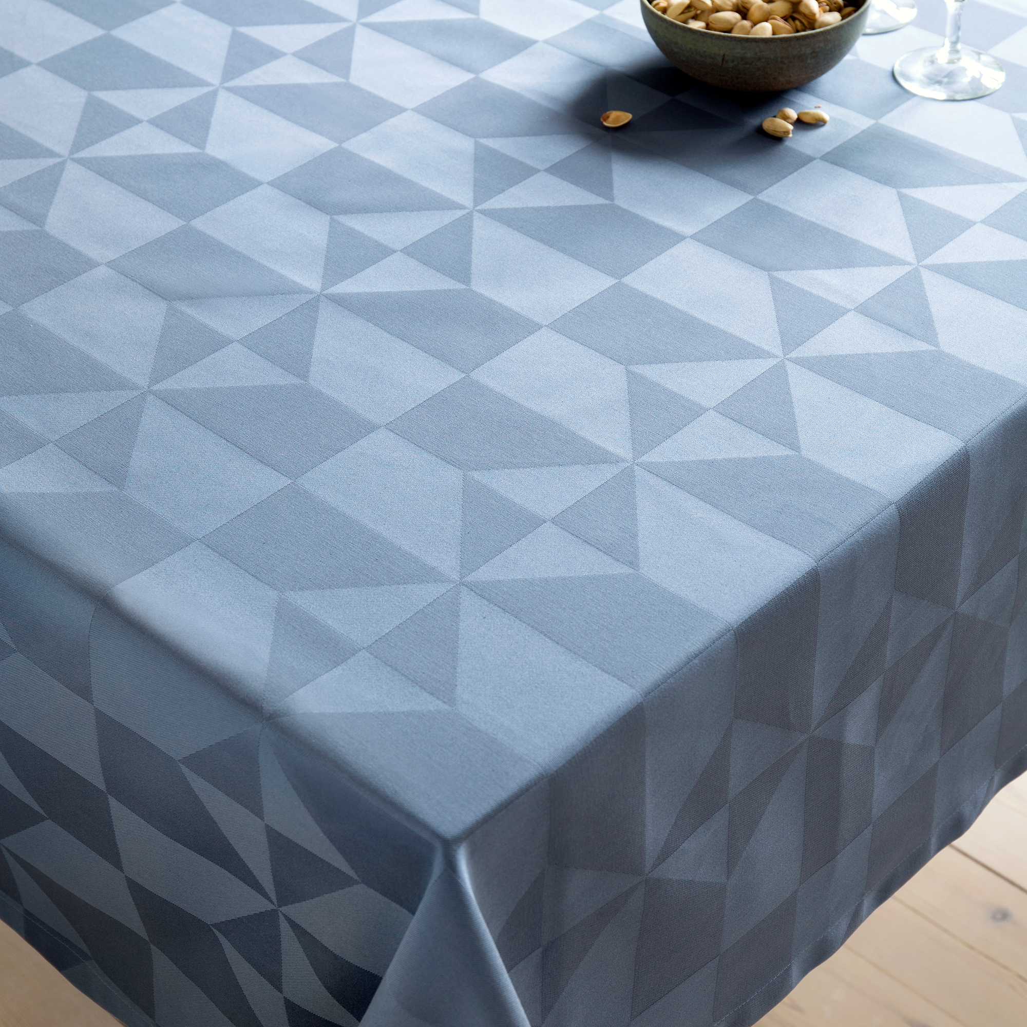 Compliments Stofserviet Damask Wind 45x45 cm, Blå