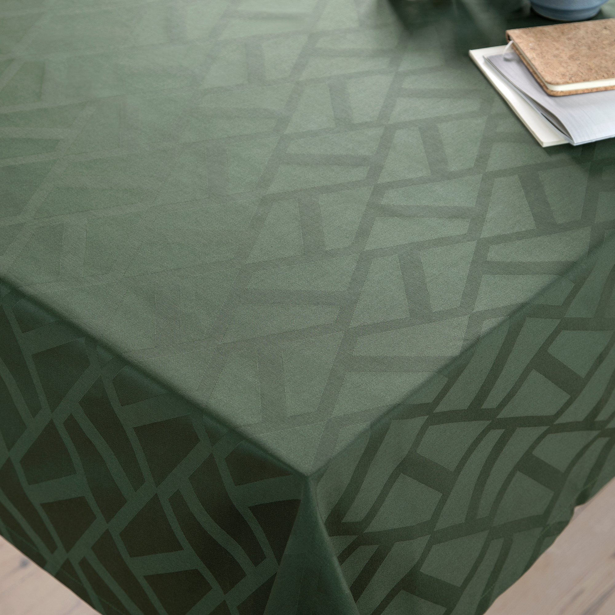 Compliments Stofserviet Damask Ice 45x45 cm, Mørk gr