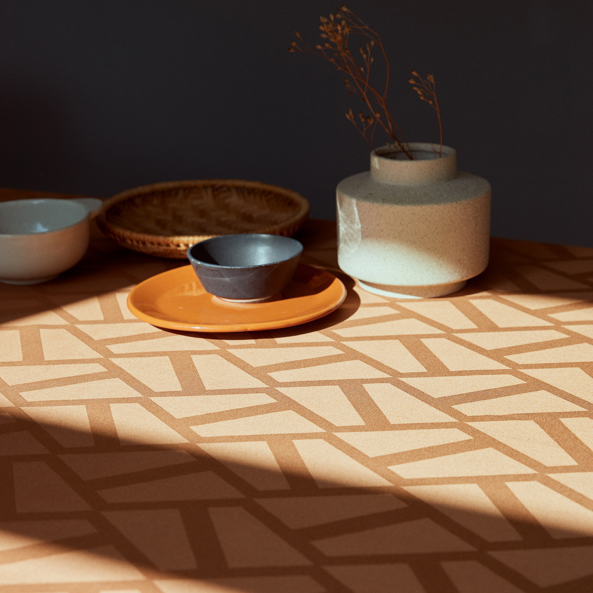 Compliments Stofserviet Damask Ice 45x45 cm, Golden