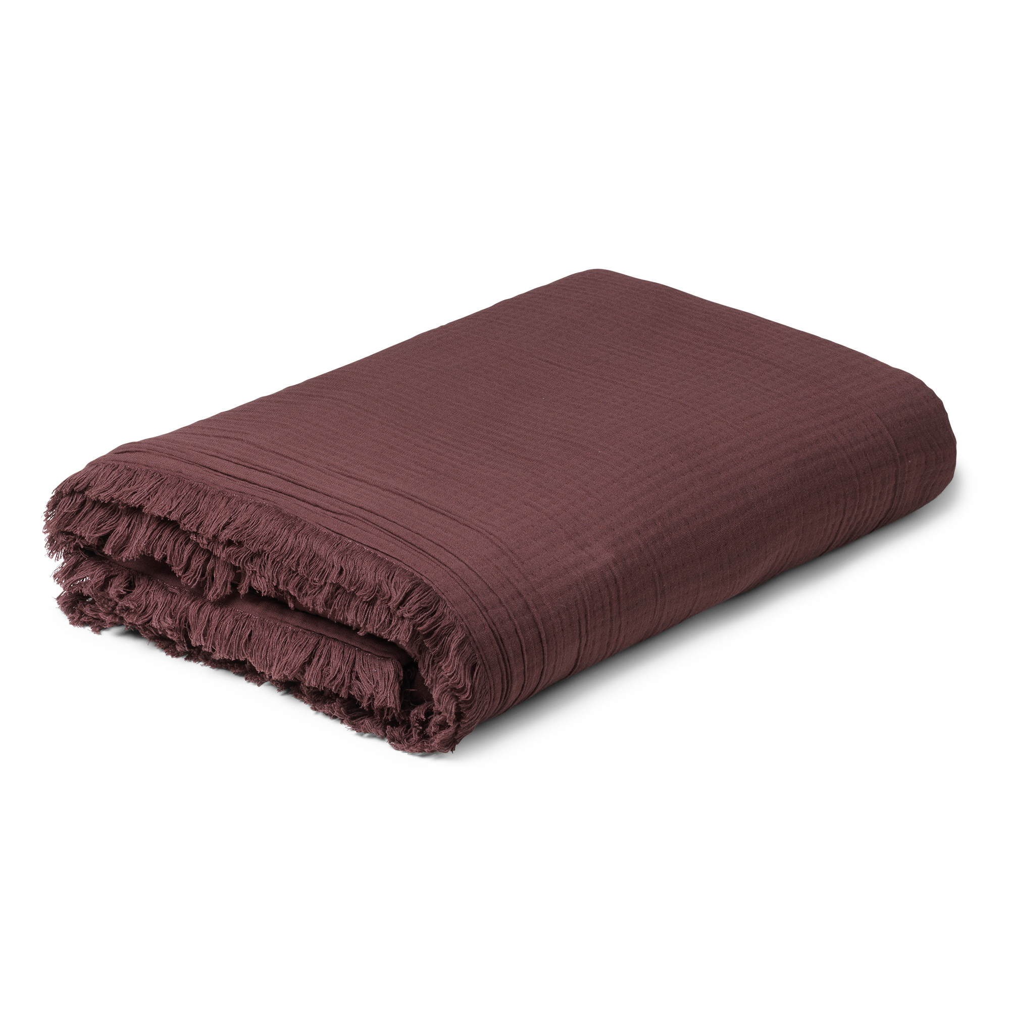 Juna Sengetæppe View 190x260 cm, Chokolade
