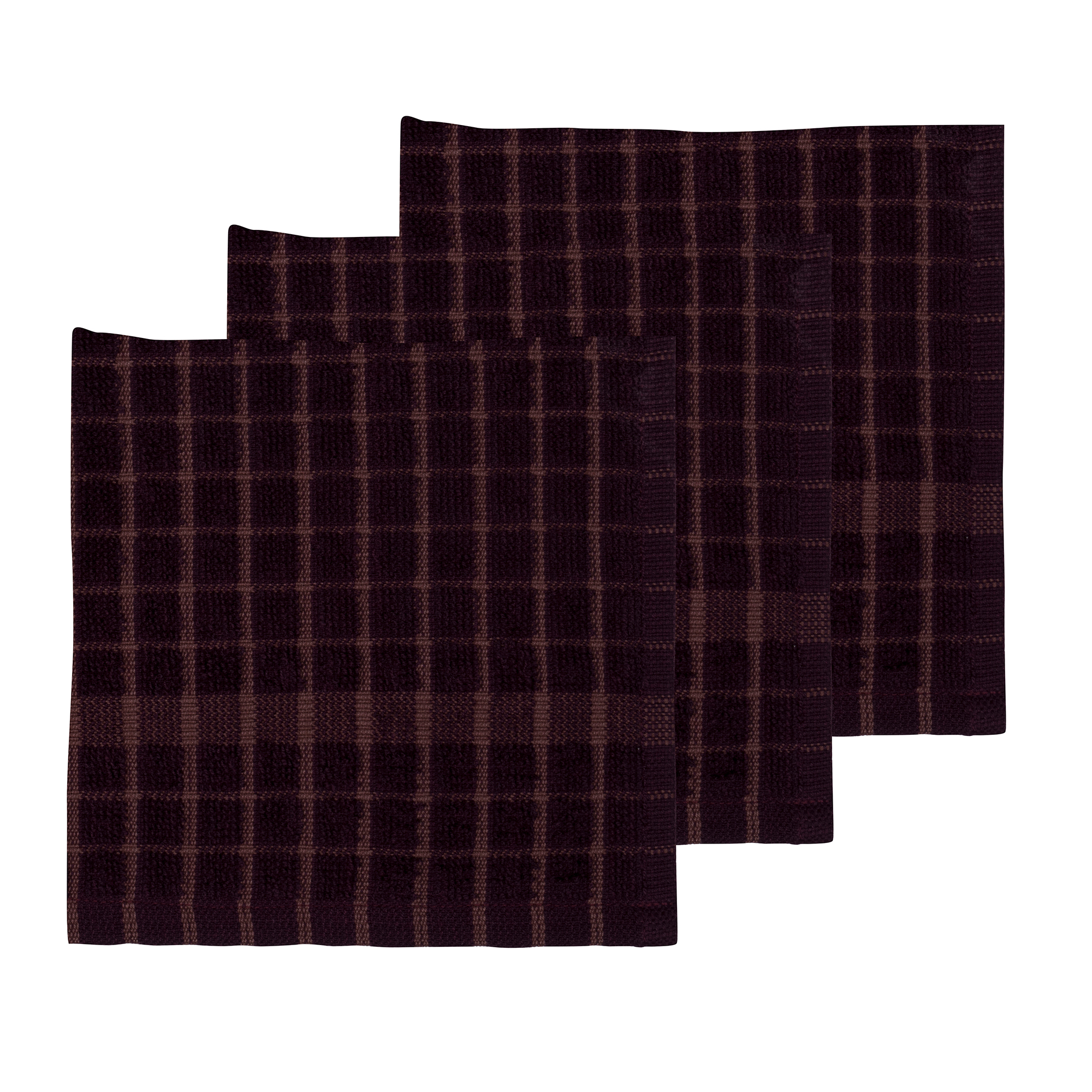 Södahl Karklude Simplicity 30x30 cm, Plum, 3-pa