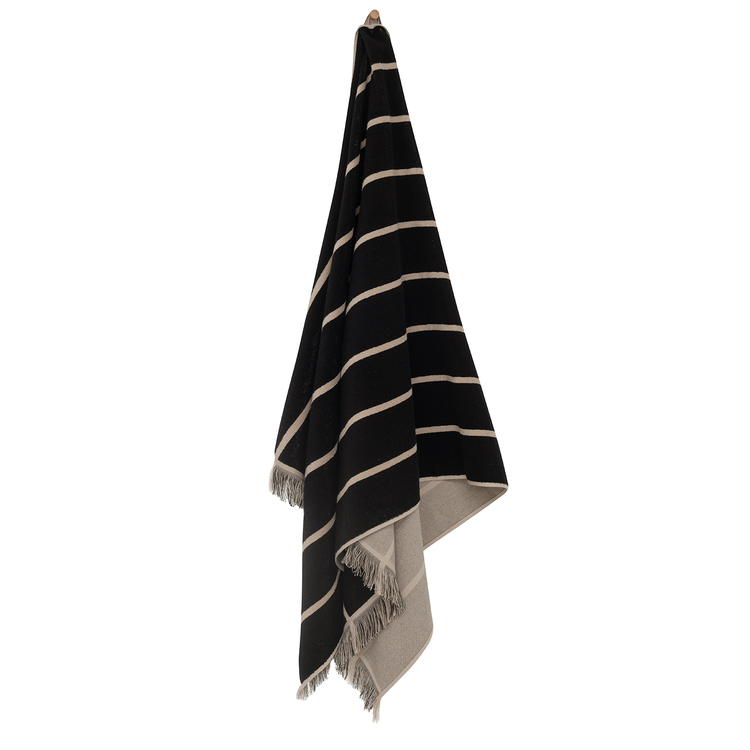 Høie Badelagen Hvaler 85x165 cm, Sort