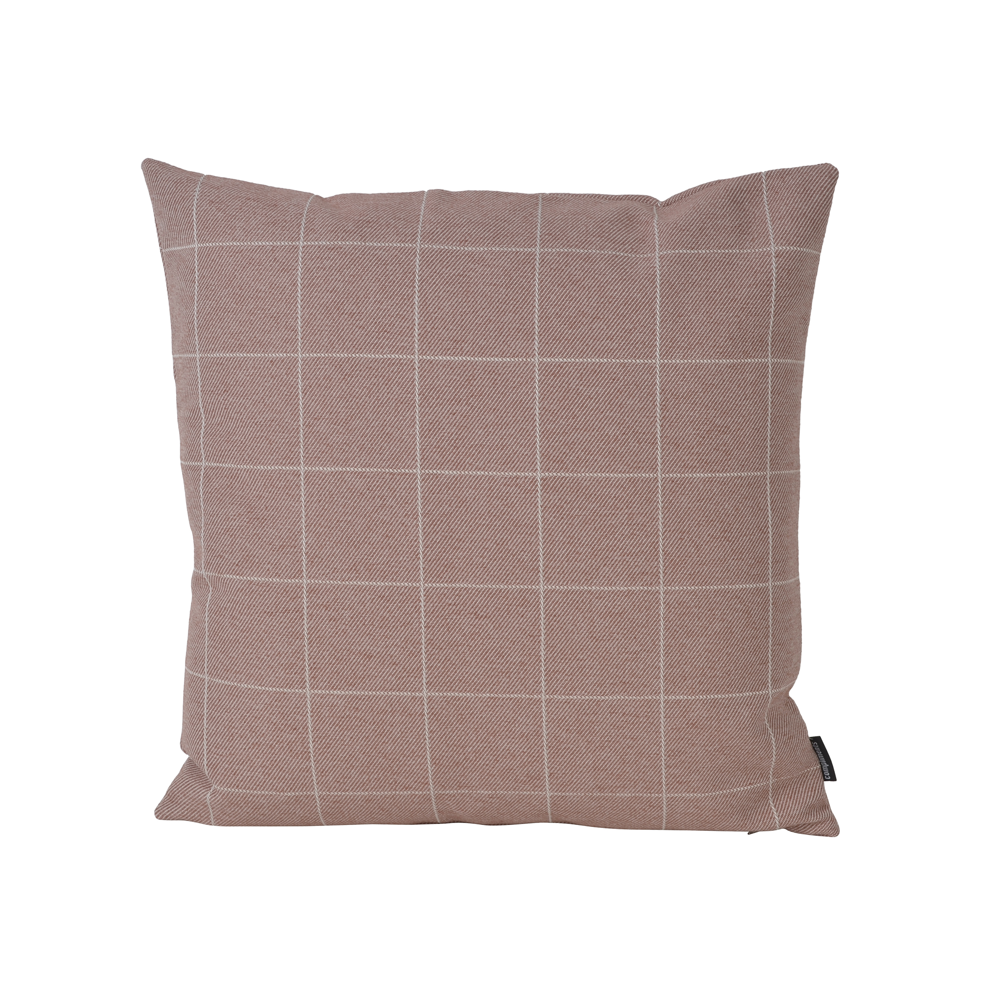 Compliments Betræk til Sofapude Check 45x45 cm, Nude