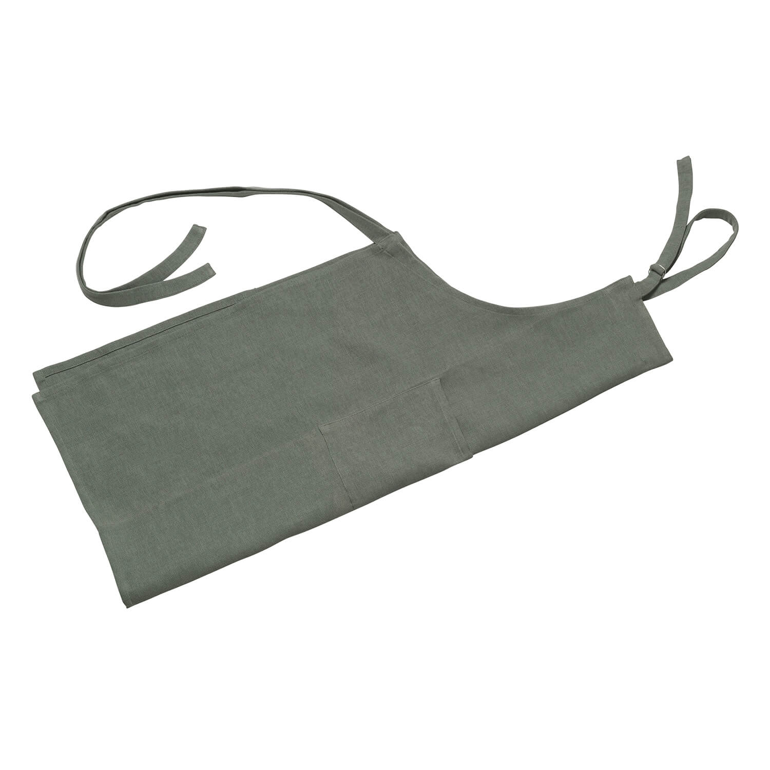 Forklæde Bastian 95x80 cm, Olivengrøn