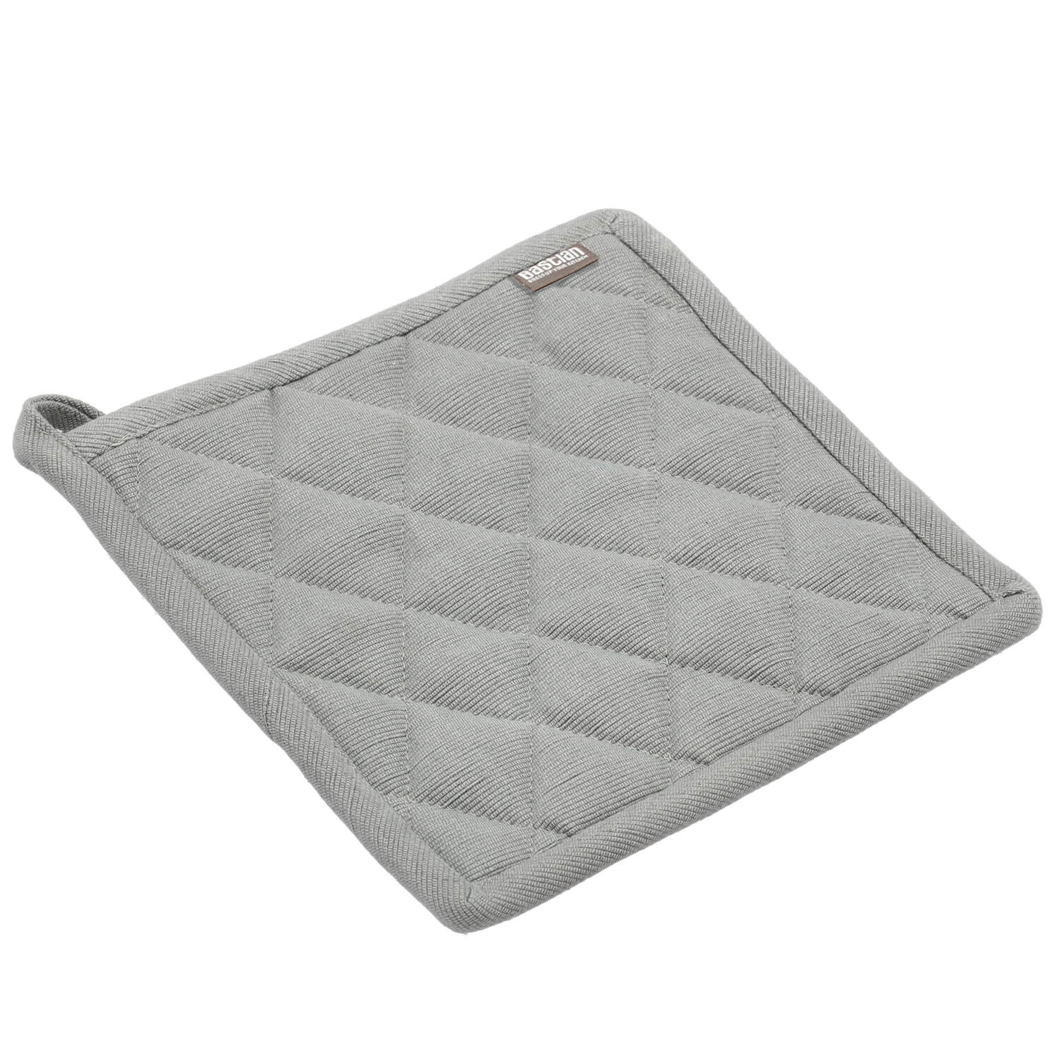 Grydelap Bastian 22,5x22,5 cm, Lys Grå