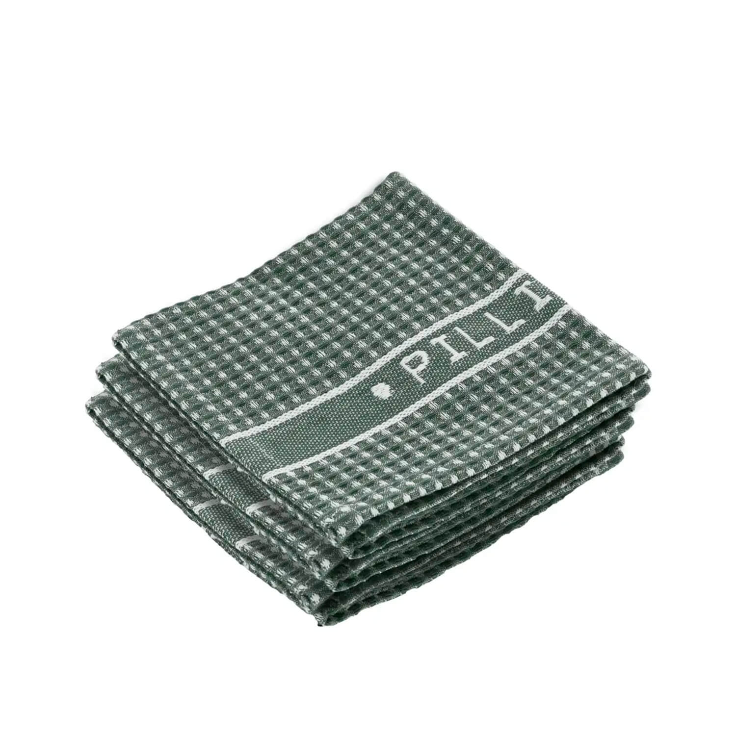 Karklude Pillivuyt 32x32 cm, Grøn, 3-pak