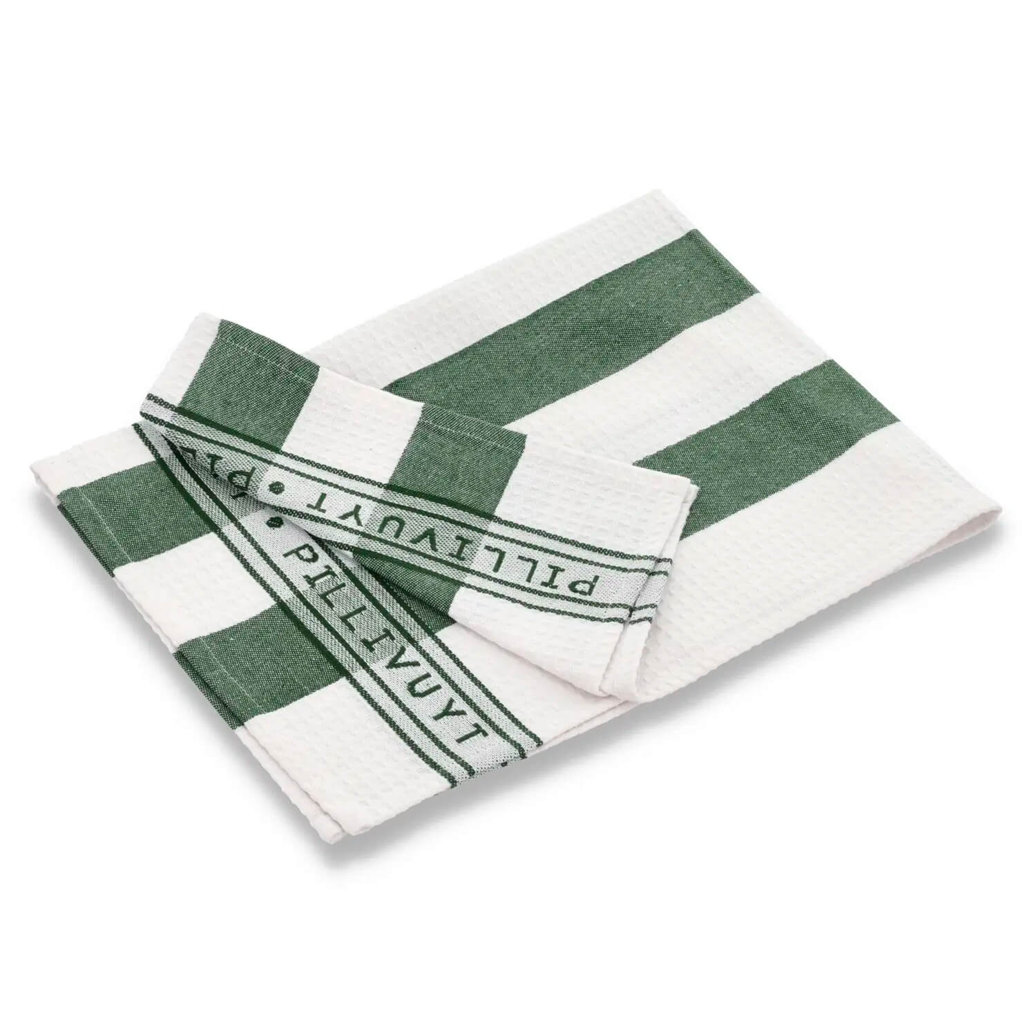 Viskestykke Pillivuyt 60x90 cm, Hvid/Grø