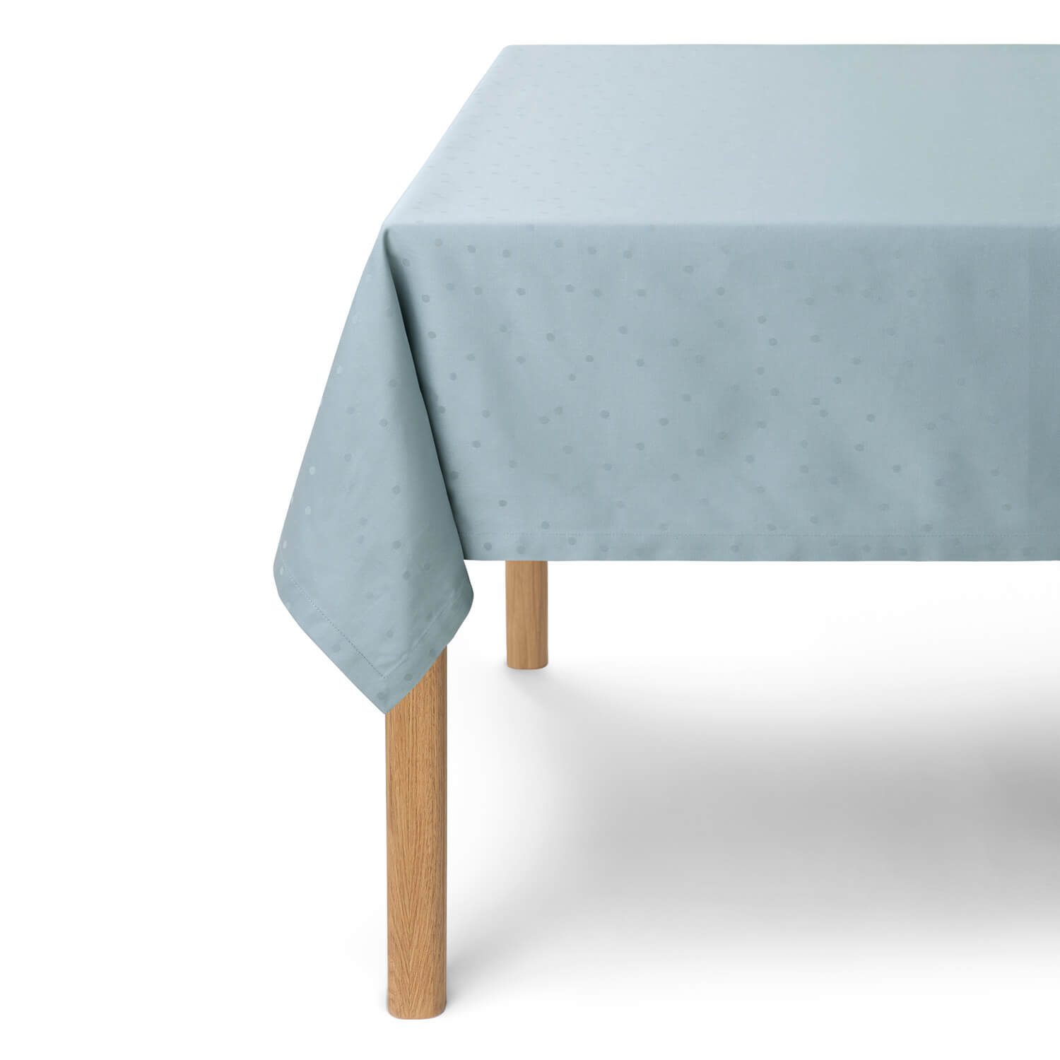 Compliments Damaskdug Confetti Ø200 cm, Mineral Blue