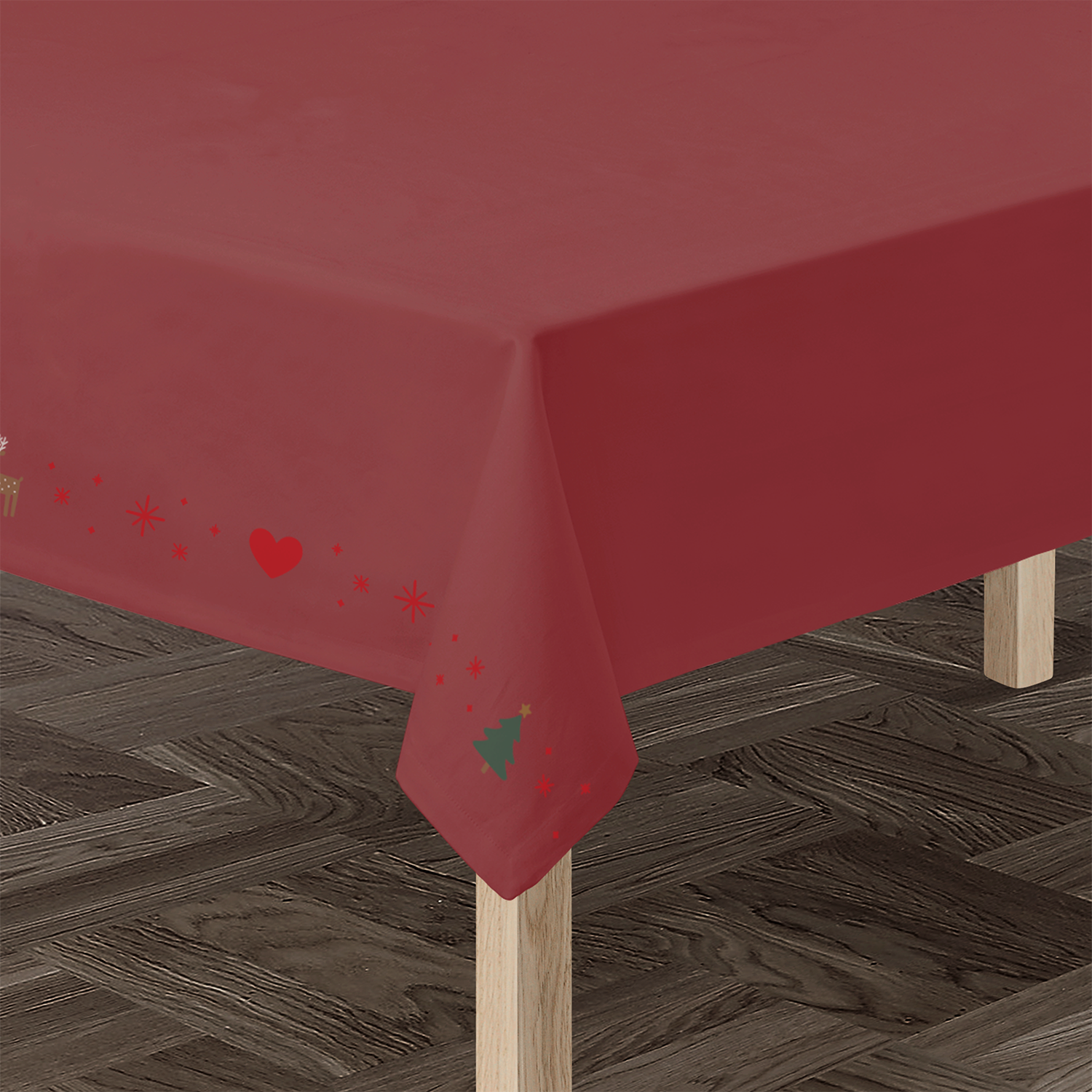 Juna Dug Christmas Fable 150x320 cm, Red