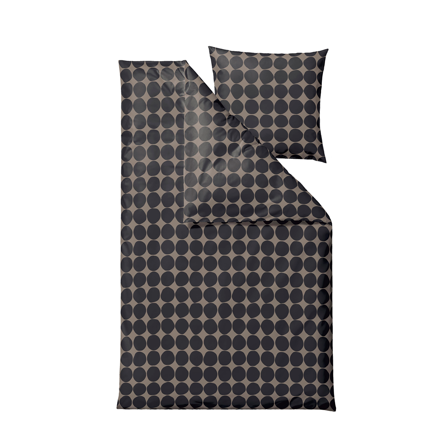 Södahl Sengesæt Bubbles 140x220 cm, Taupe