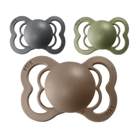 Bibs Supreme, Str. 1 (0-6 Mdr.), Symmetrisk - Silikone