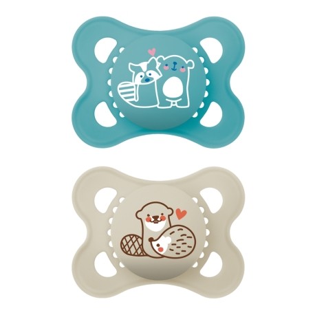 Mam Original 2-pack, Str. 1 (0-6 Mdr.), Symmetrisk - Latex