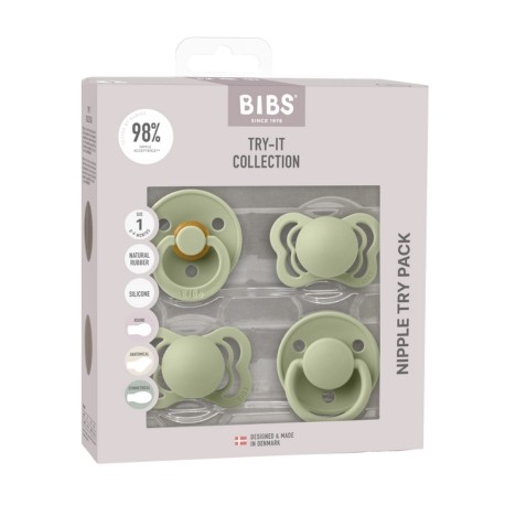 Bibs Try-it-collection, Str. 1 (0+ Mdr.), Sage
