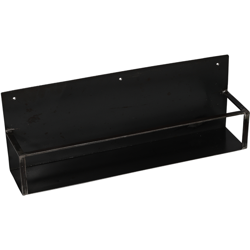Væghylde i Sort Metal - Lille