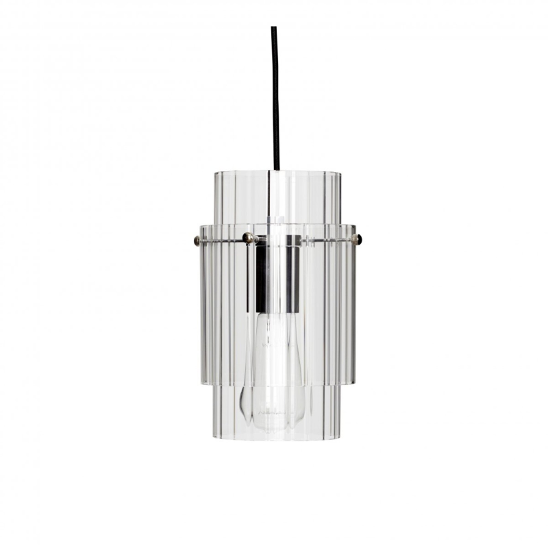 Ripple - Lampe, i Klar/Nikkel