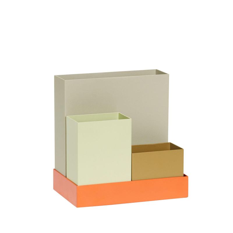 Sortit Organiser Flerfarvet (sæt af - Lysegrøn, Olivengrøn, Orange, Sand