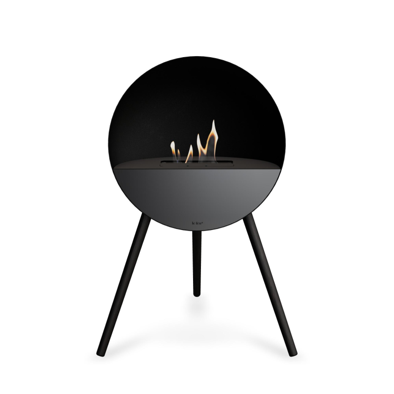 Sort biopejs - Eye - sort front - ben i sort