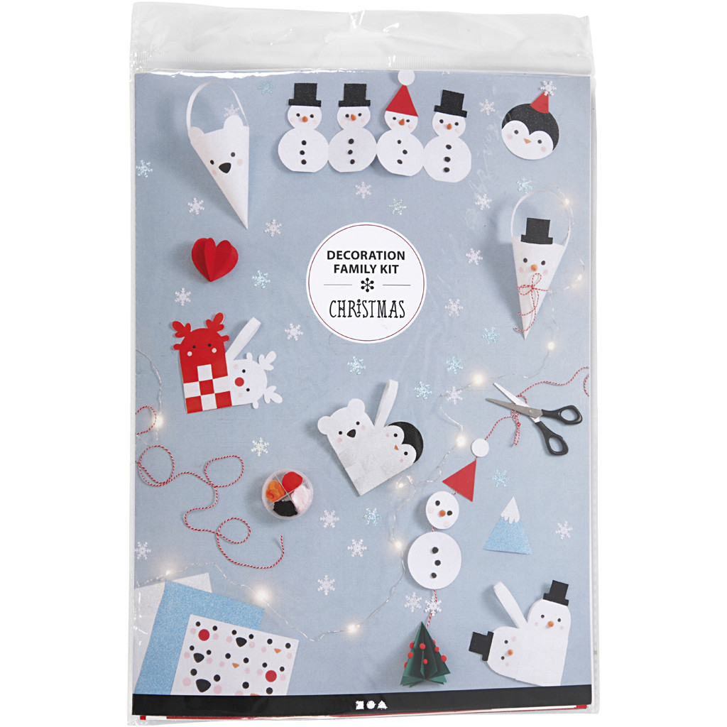 LAV-SELV-JULEPYNT | Børne DIY klippe-kits