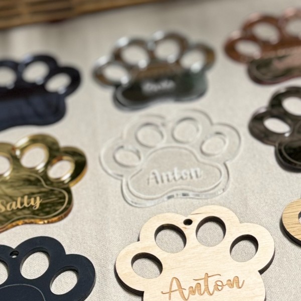 HUNDEPOTE MED NAVN | akryl