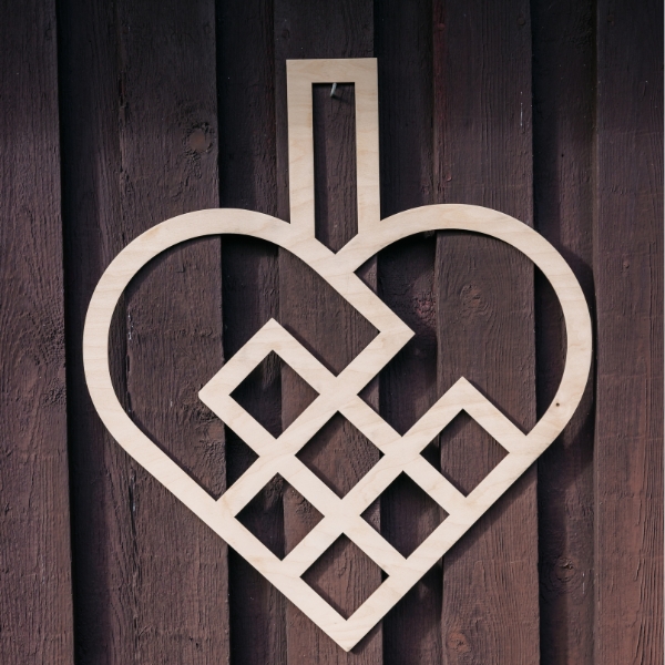 Julehjerter store | 60 cm