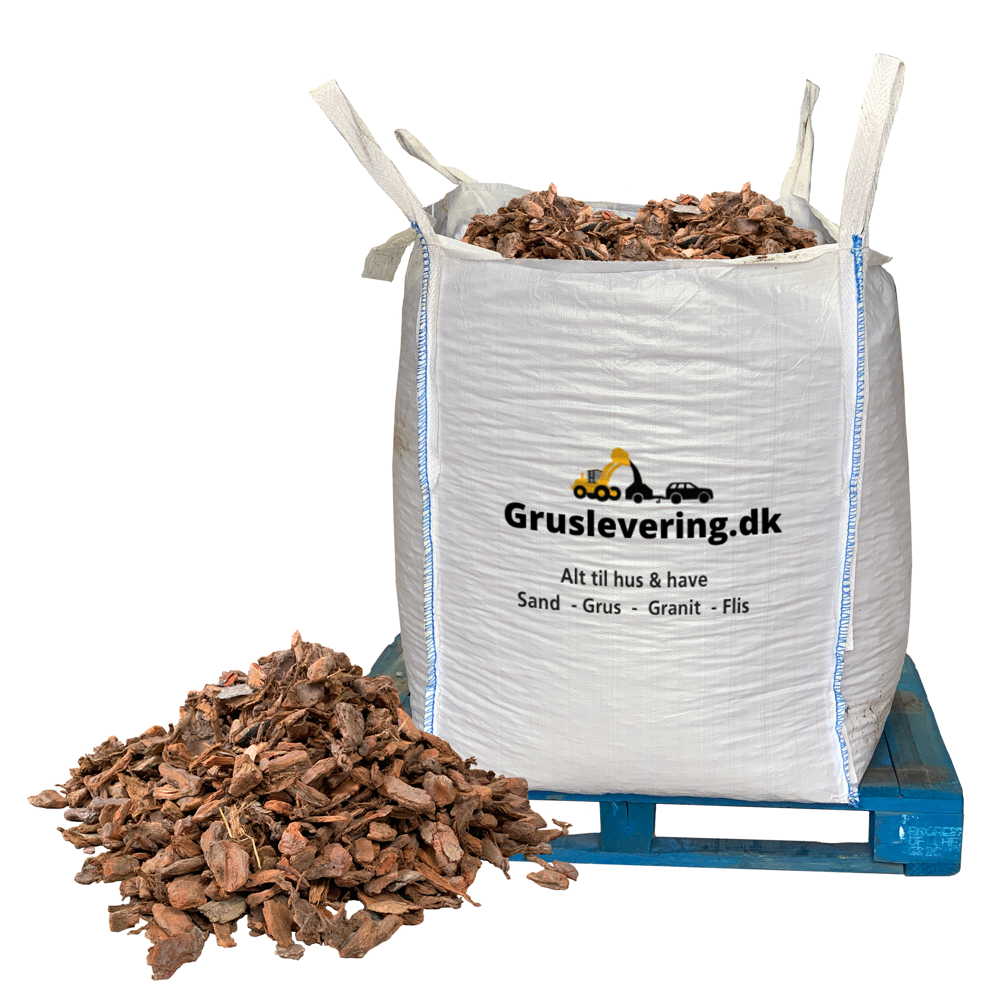 Kærvang Pinjebark 25/50mm - Bigbag.