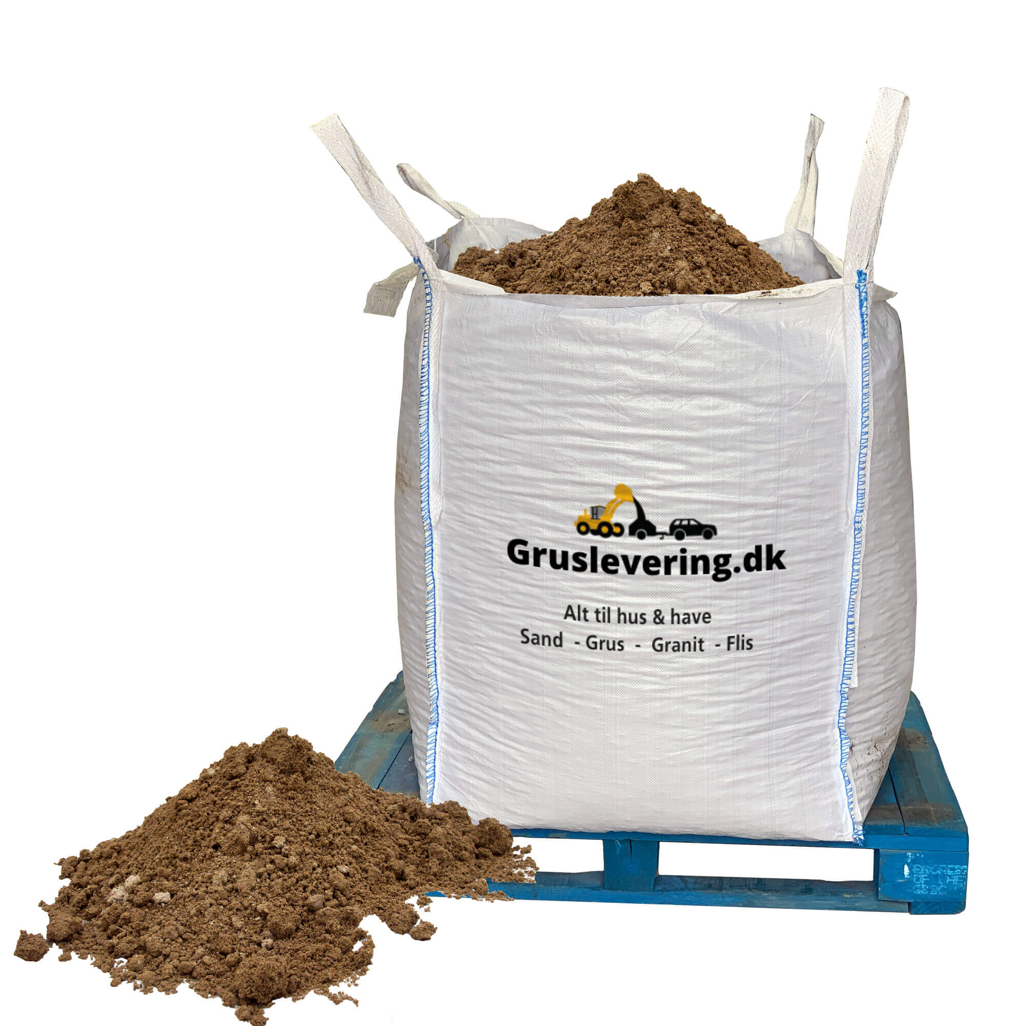 Stigrus med ler. 0-4 mm