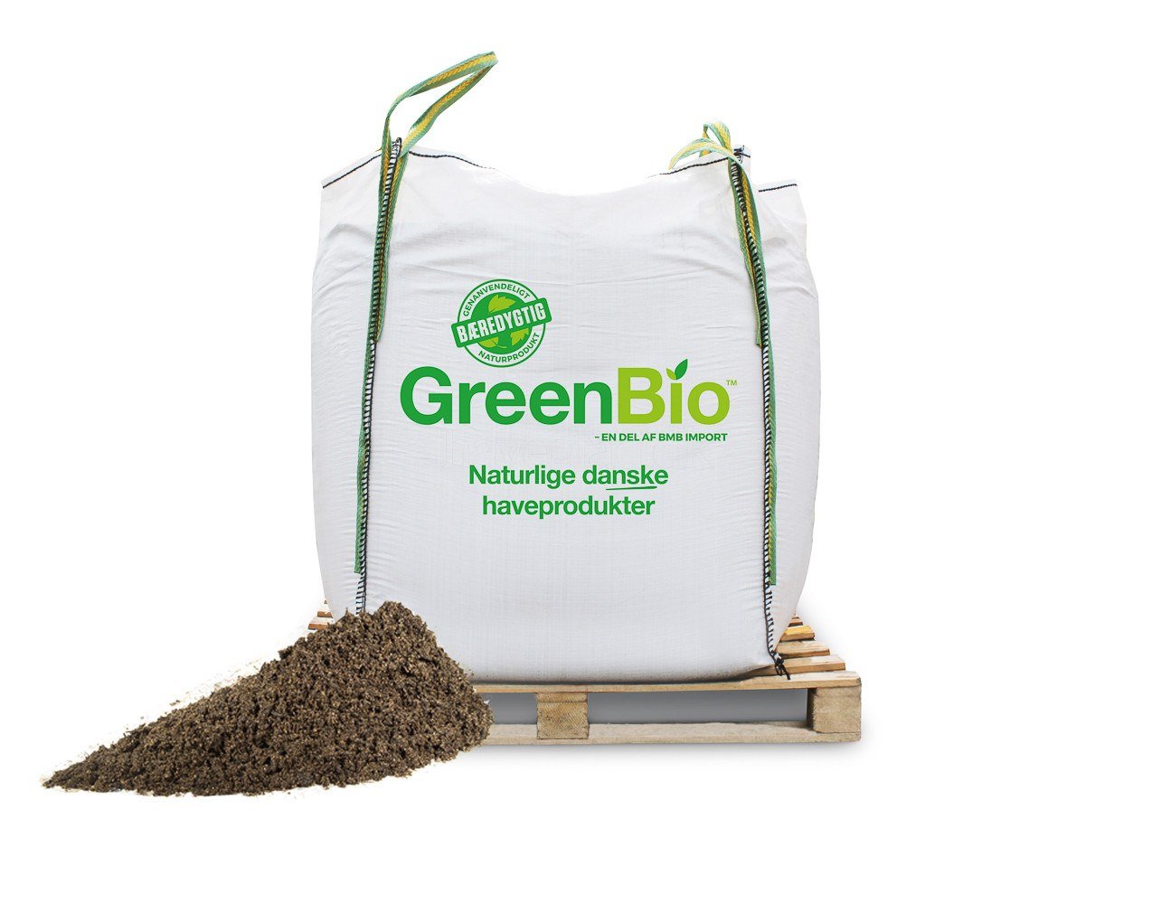 Greenbio Topdressing til sandet jord 2000L. Frit leveret i hele Danmark